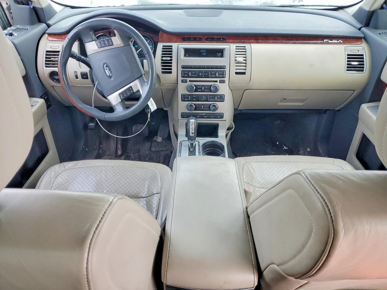 2009 Ford Flex Limited White vin: 2FMDK53C39BA08938