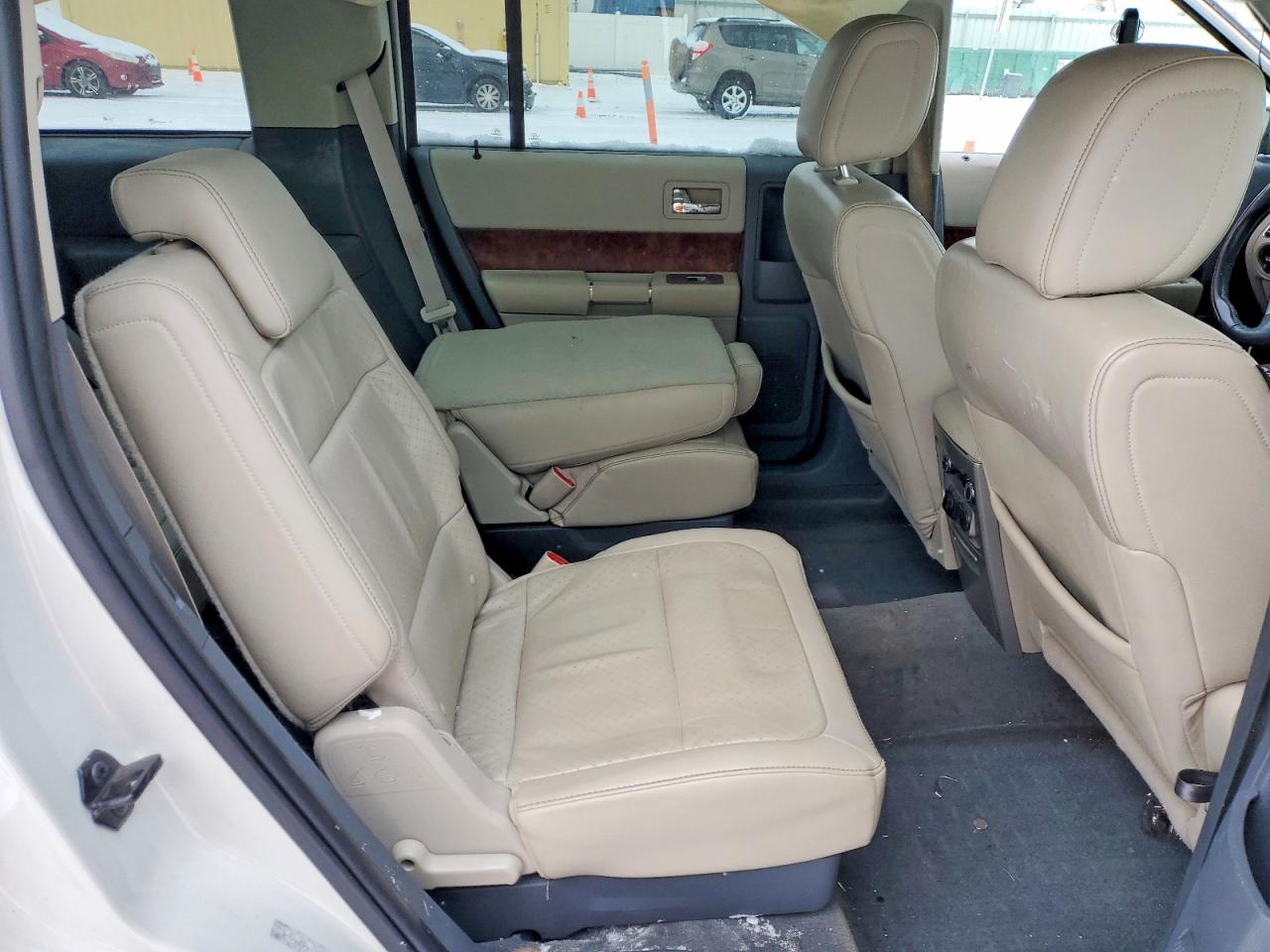 2009 Ford Flex Limited White vin: 2FMDK53C39BA08938