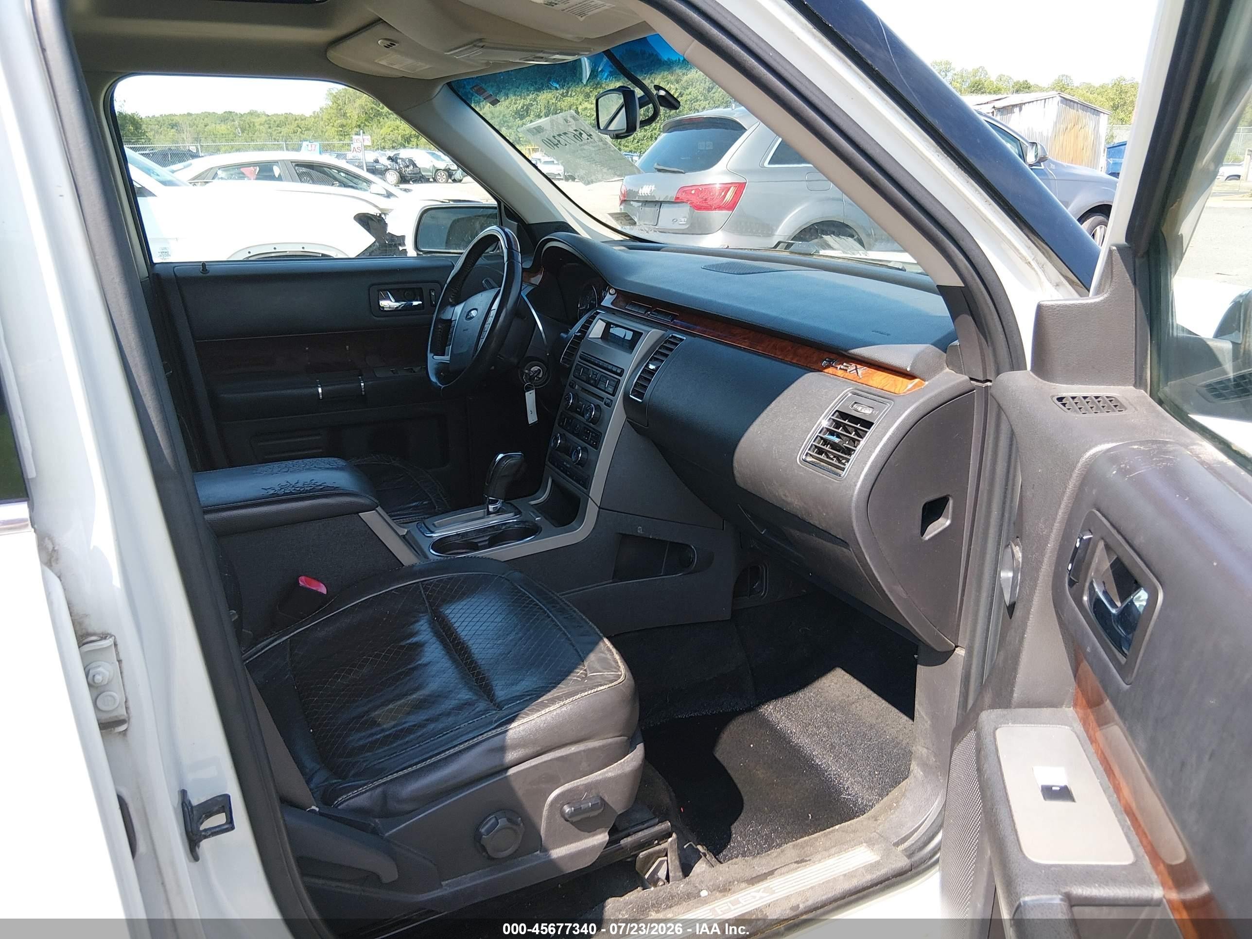 2009 Ford Flex Limited White vin: 2FMDK53C39BA14934