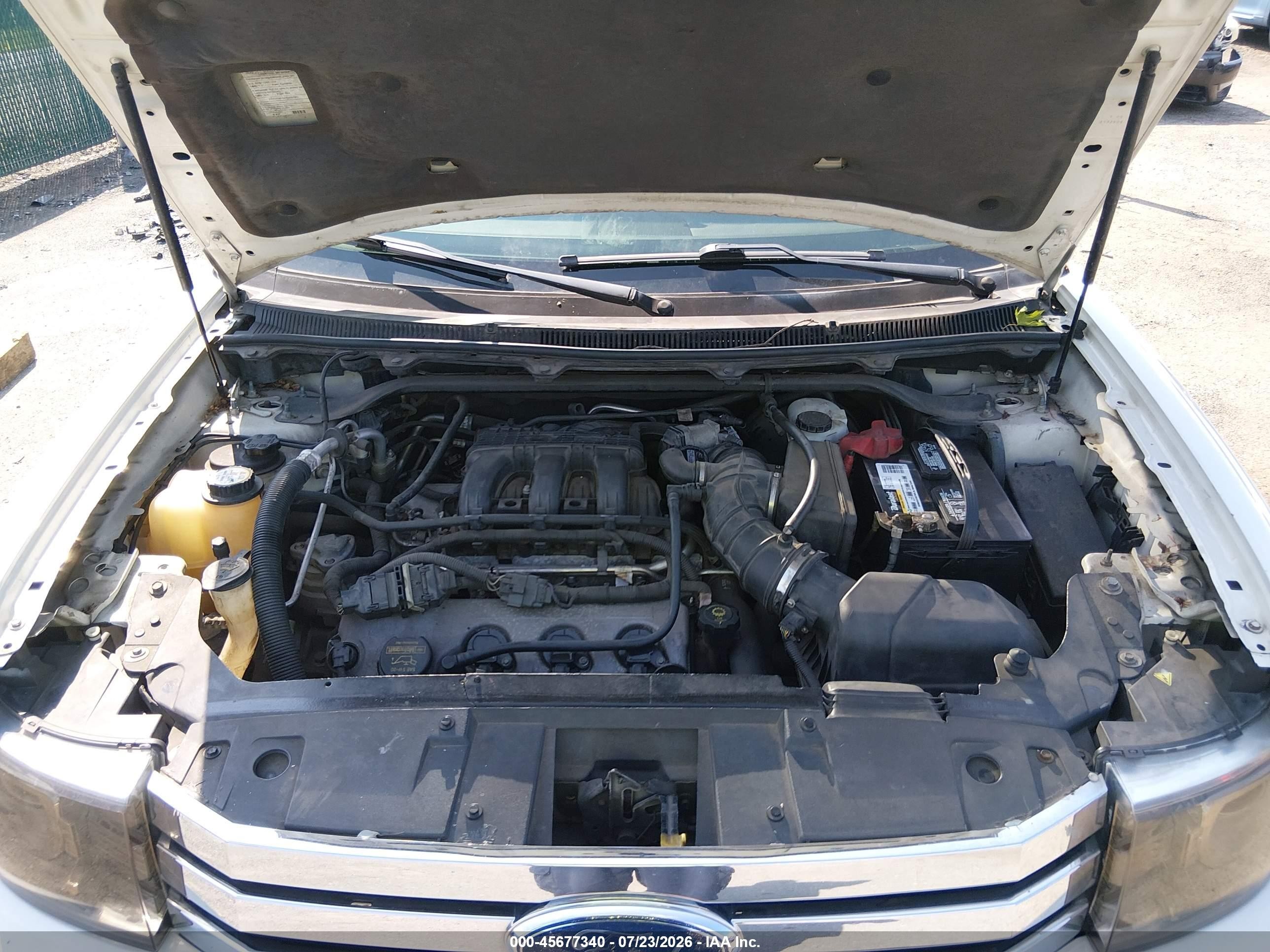 2009 Ford Flex Limited White vin: 2FMDK53C39BA14934