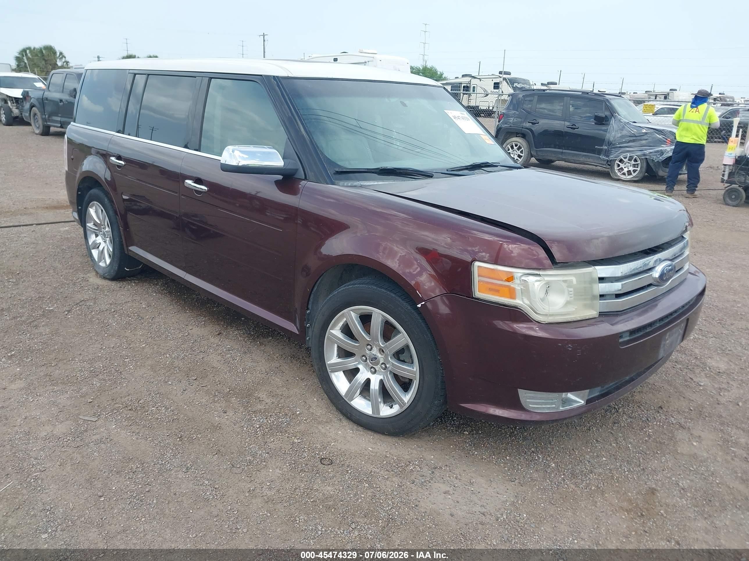 2009 Ford Flex Limited Бордовый vin: 2FMDK53C49BA32536