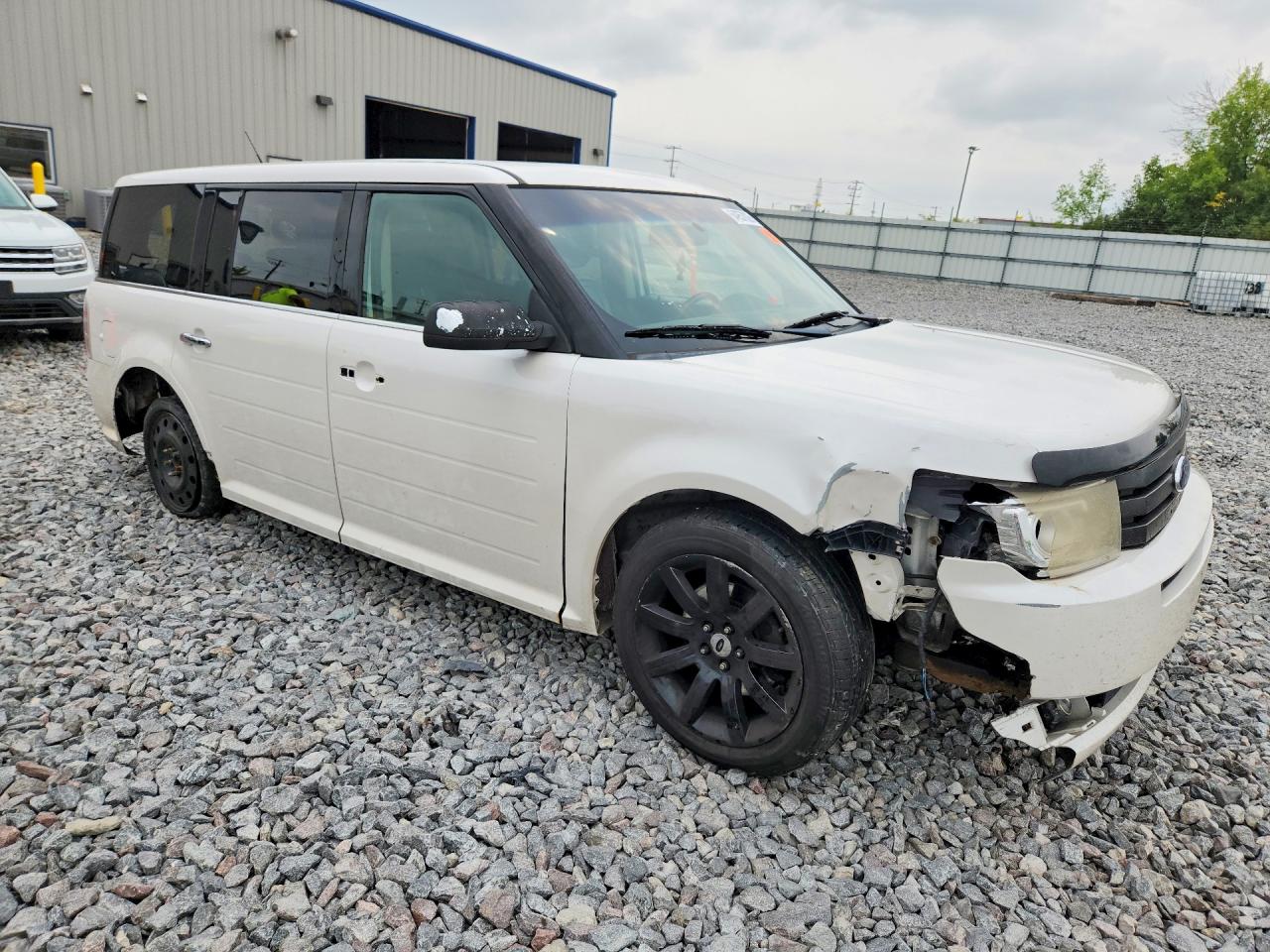 2009 Ford Flex Limited White vin: 2FMDK53C59BA09802