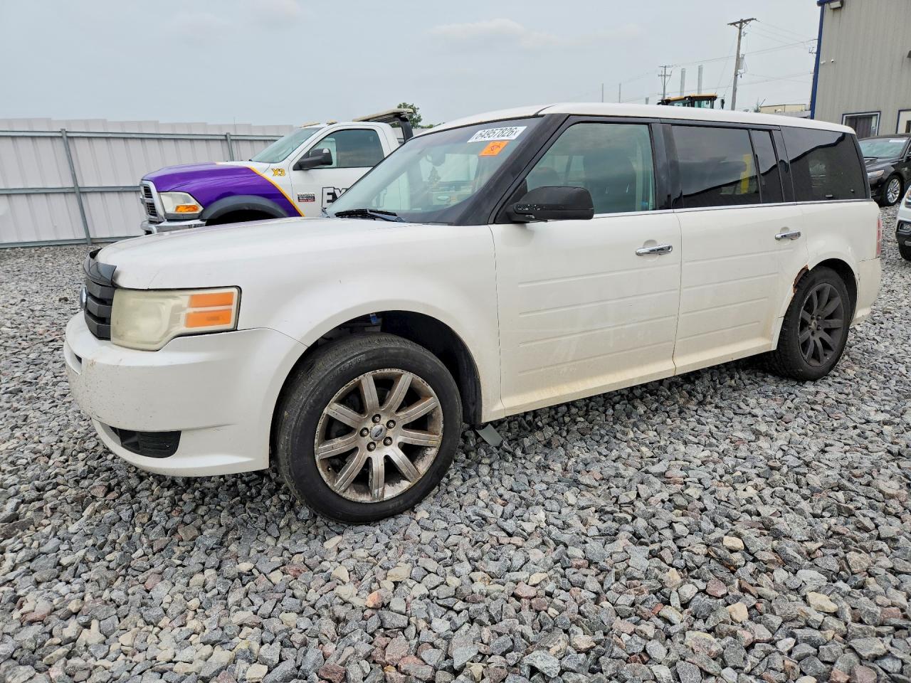 2009 Ford Flex Limited White vin: 2FMDK53C59BA09802
