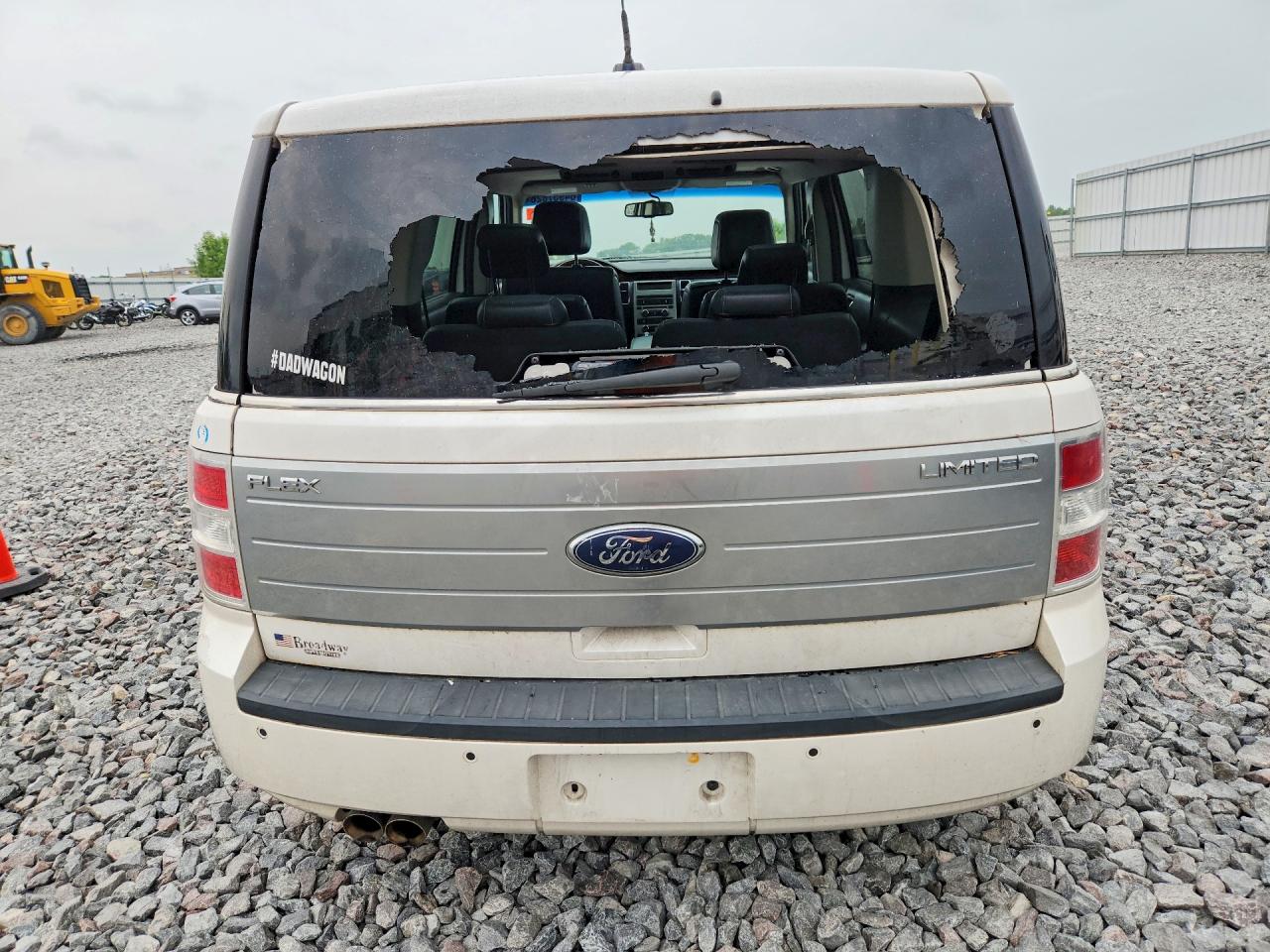 2009 Ford Flex Limited White vin: 2FMDK53C59BA09802