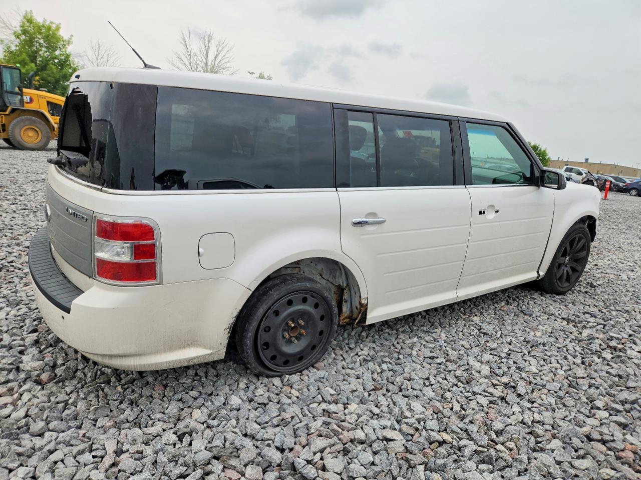 2009 Ford Flex Limited White vin: 2FMDK53C59BA09802