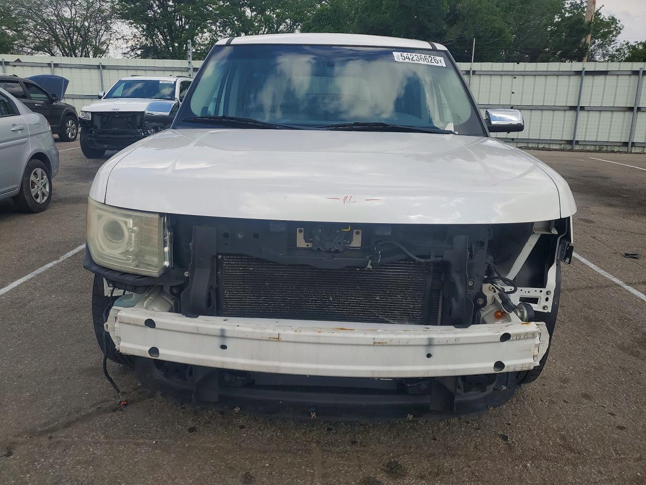 2009 Ford Flex Limited Белый vin: 2FMDK53C89BA18431
