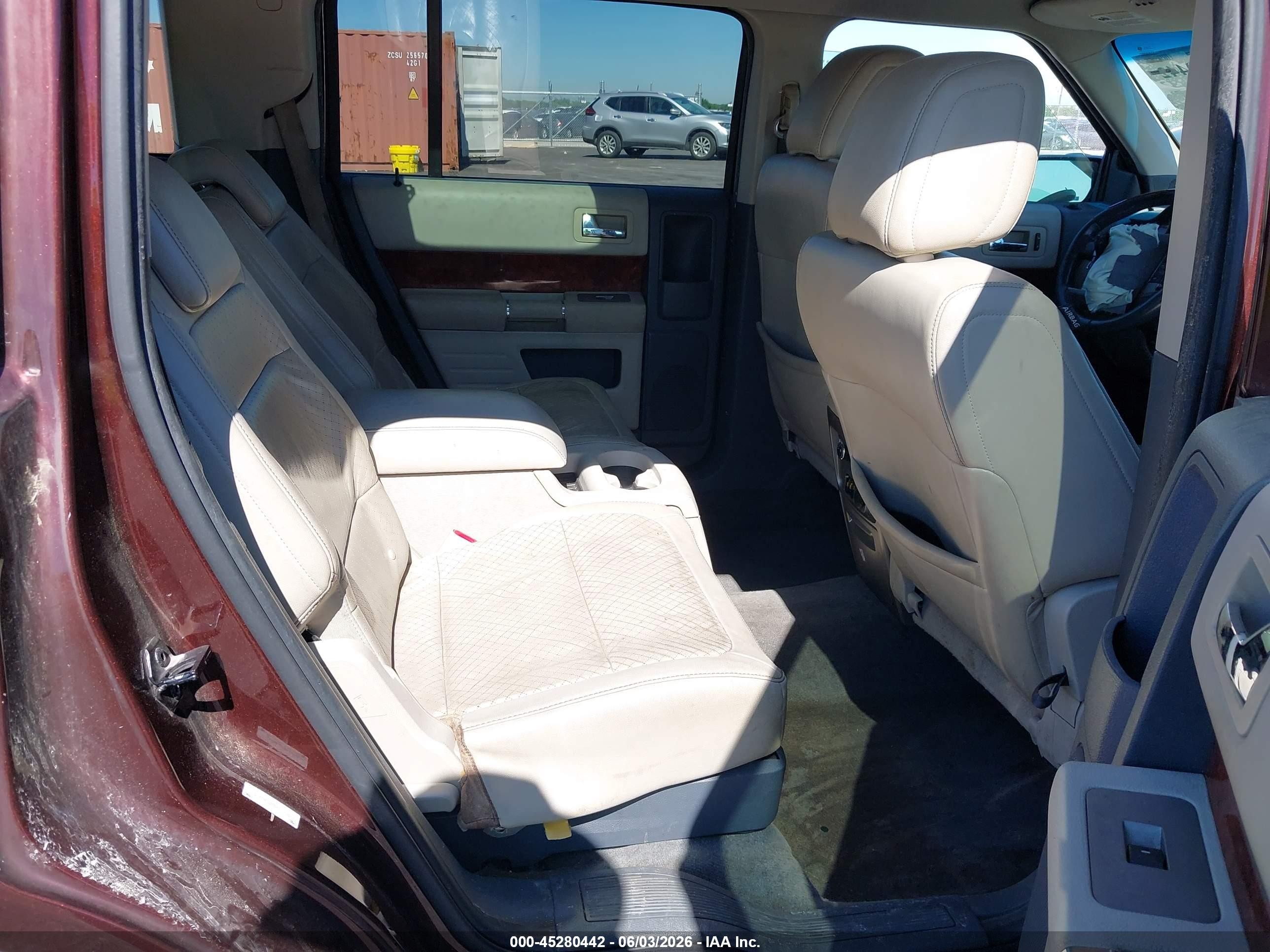 2009 Ford Flex Limited Maroon vin: 2FMDK53C89BA50506
