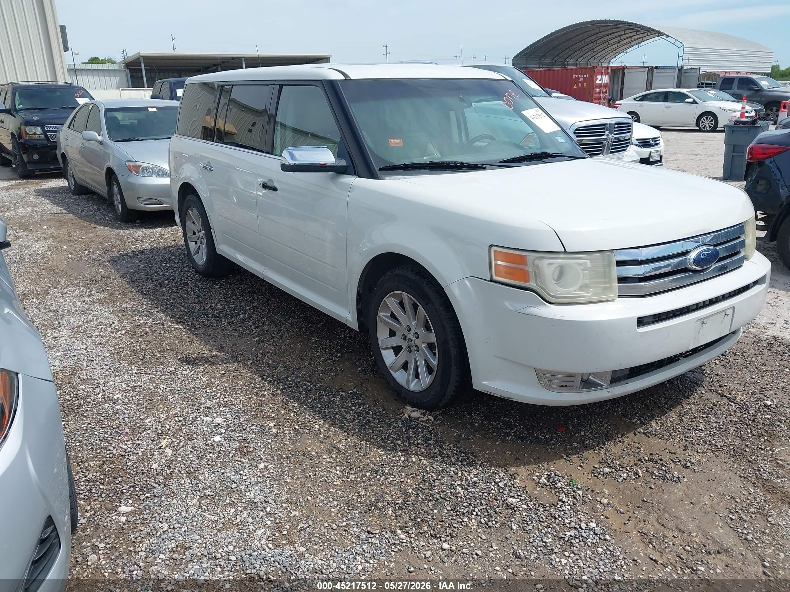 2009 Ford Flex Limited White vin: 2FMDK53C99BA14081