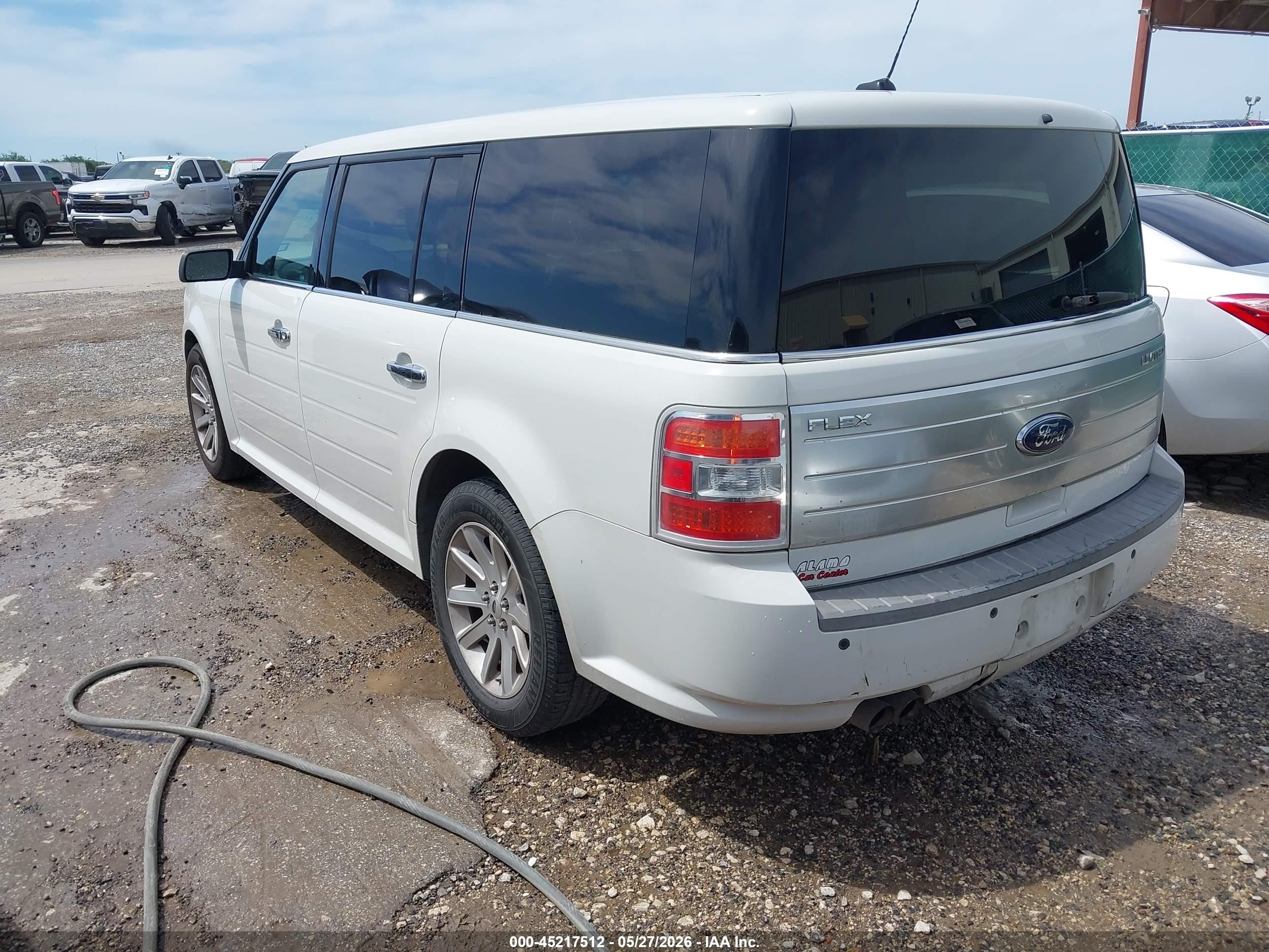 2009 Ford Flex Limited White vin: 2FMDK53C99BA14081