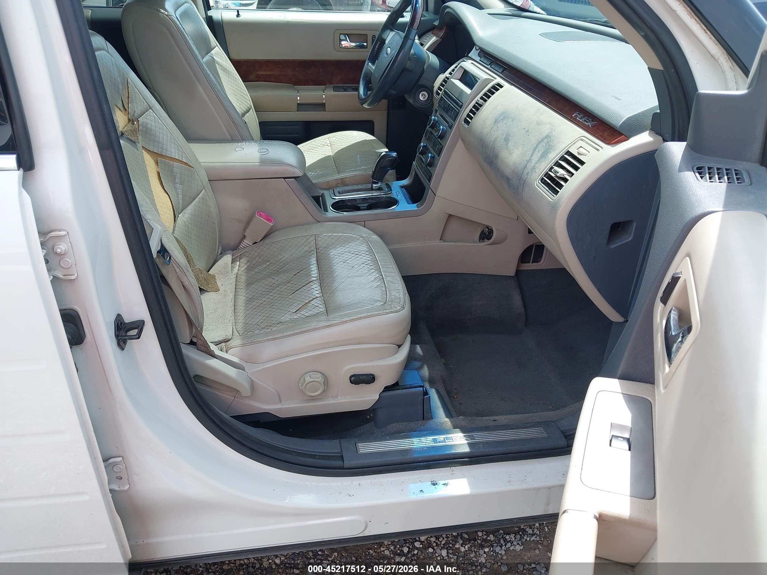 2009 Ford Flex Limited White vin: 2FMDK53C99BA14081