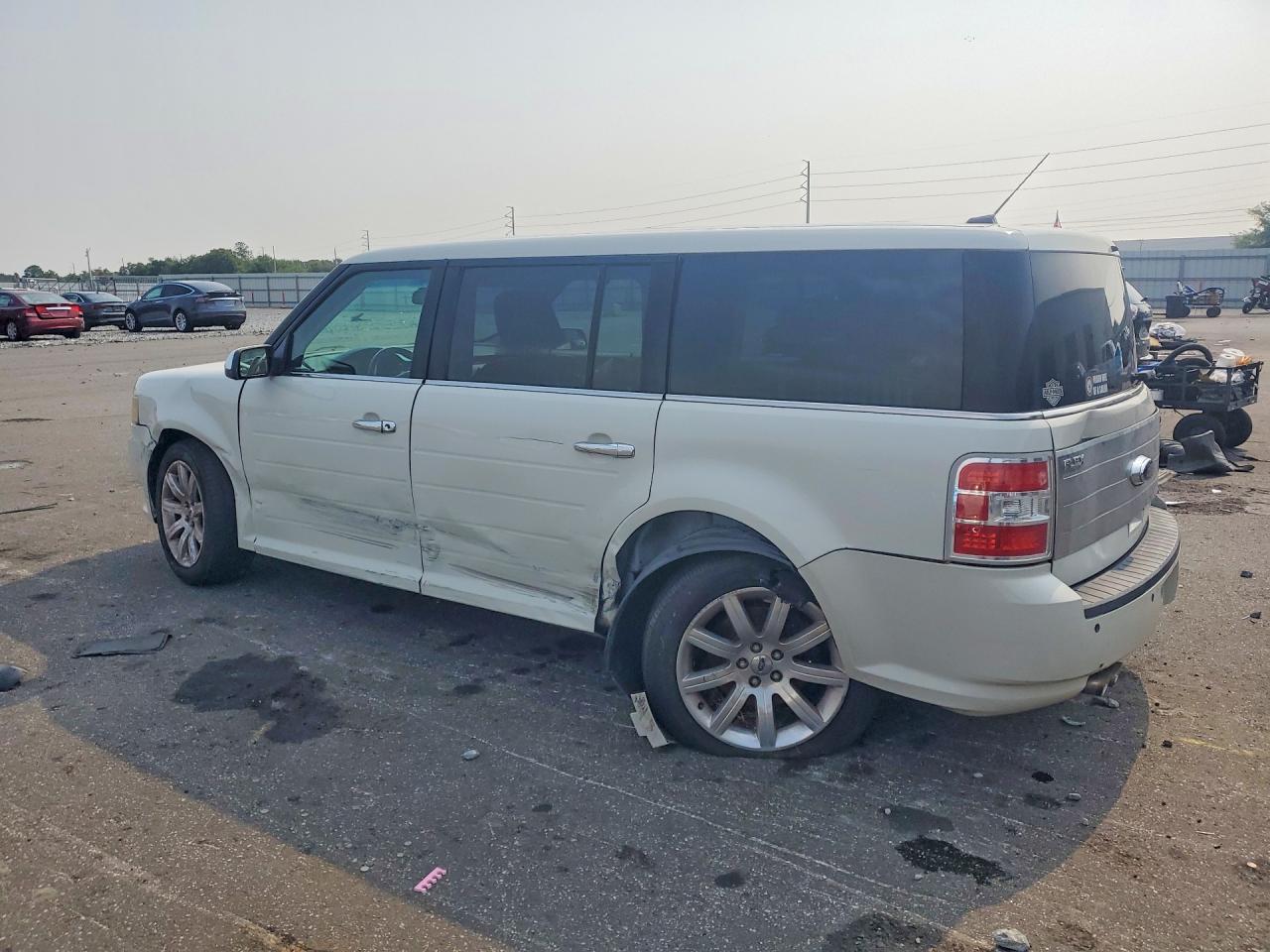 2009 Ford Flex Limited White vin: 2FMDK53C99BA27686