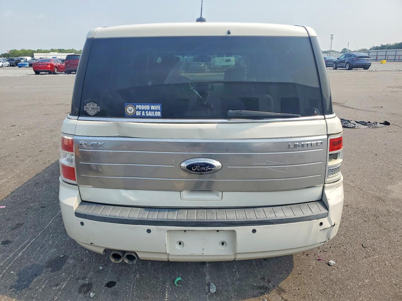 2009 Ford Flex Limited White vin: 2FMDK53C99BA27686