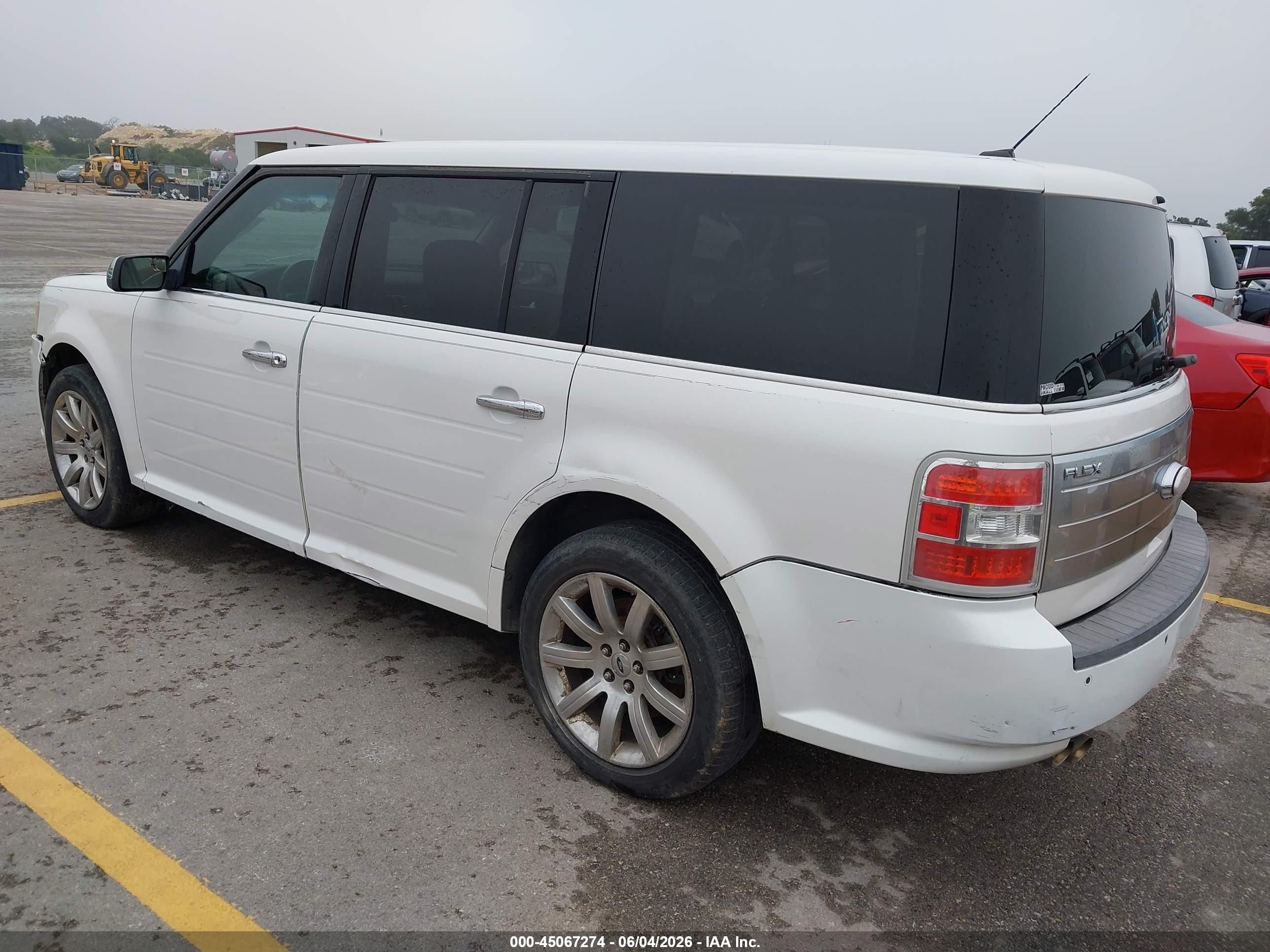 2009 Ford Flex Limited White vin: 2FMDK53CX9BA68571