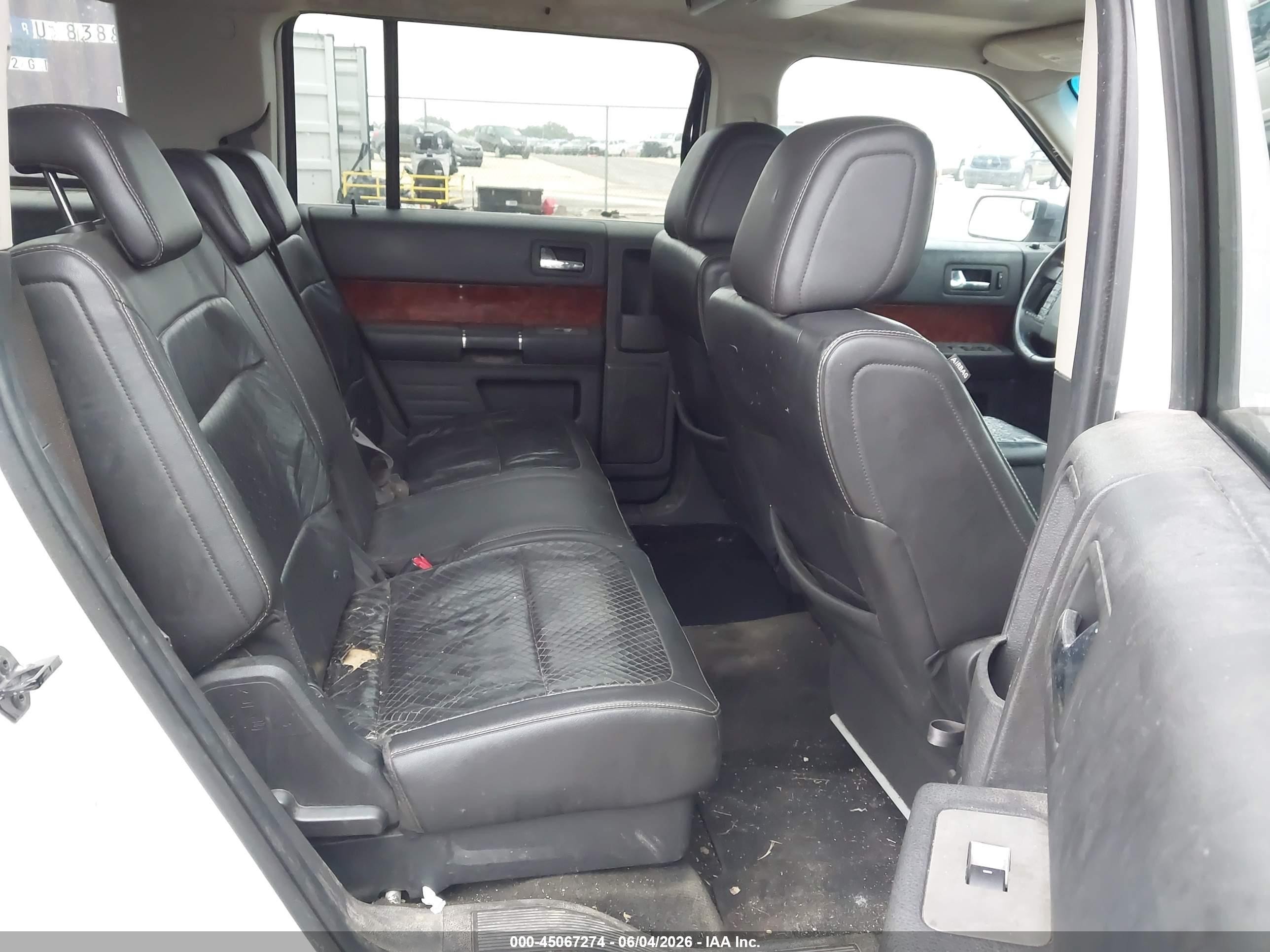 2009 Ford Flex Limited White vin: 2FMDK53CX9BA68571