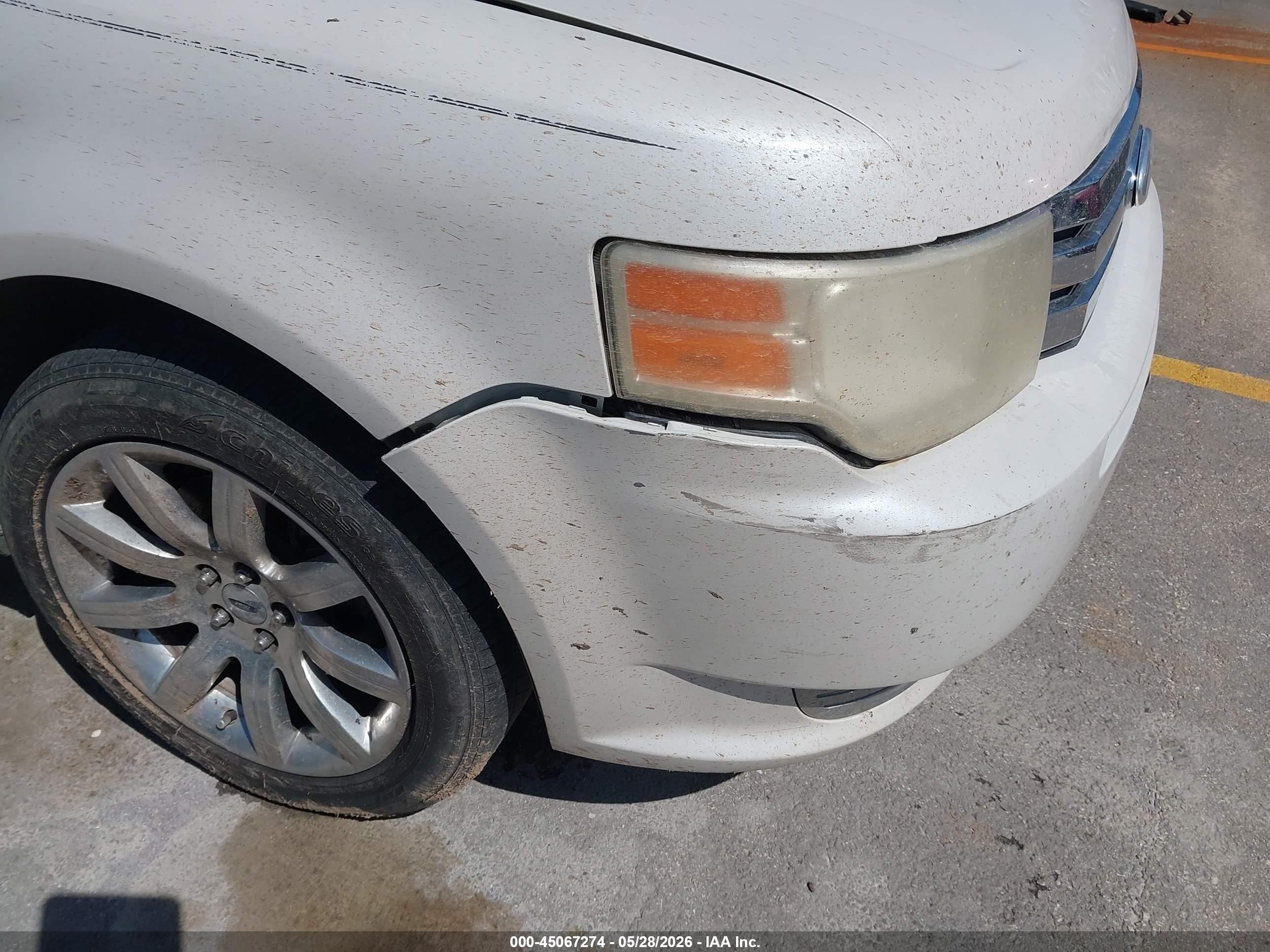 2009 Ford Flex Limited White vin: 2FMDK53CX9BA68571