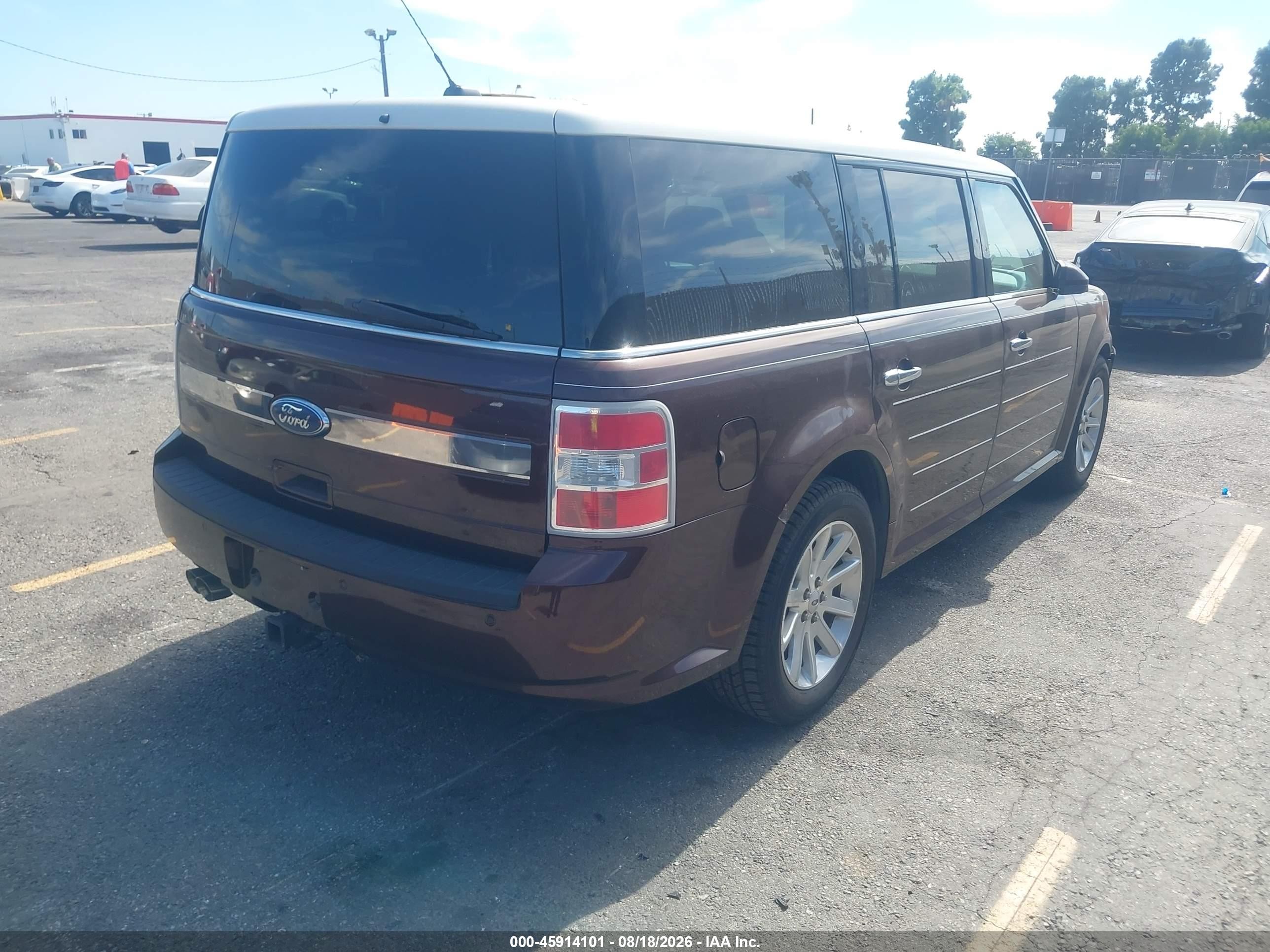 2009 Ford Flex Sel Maroon vin: 2FMEK62C09BA06964