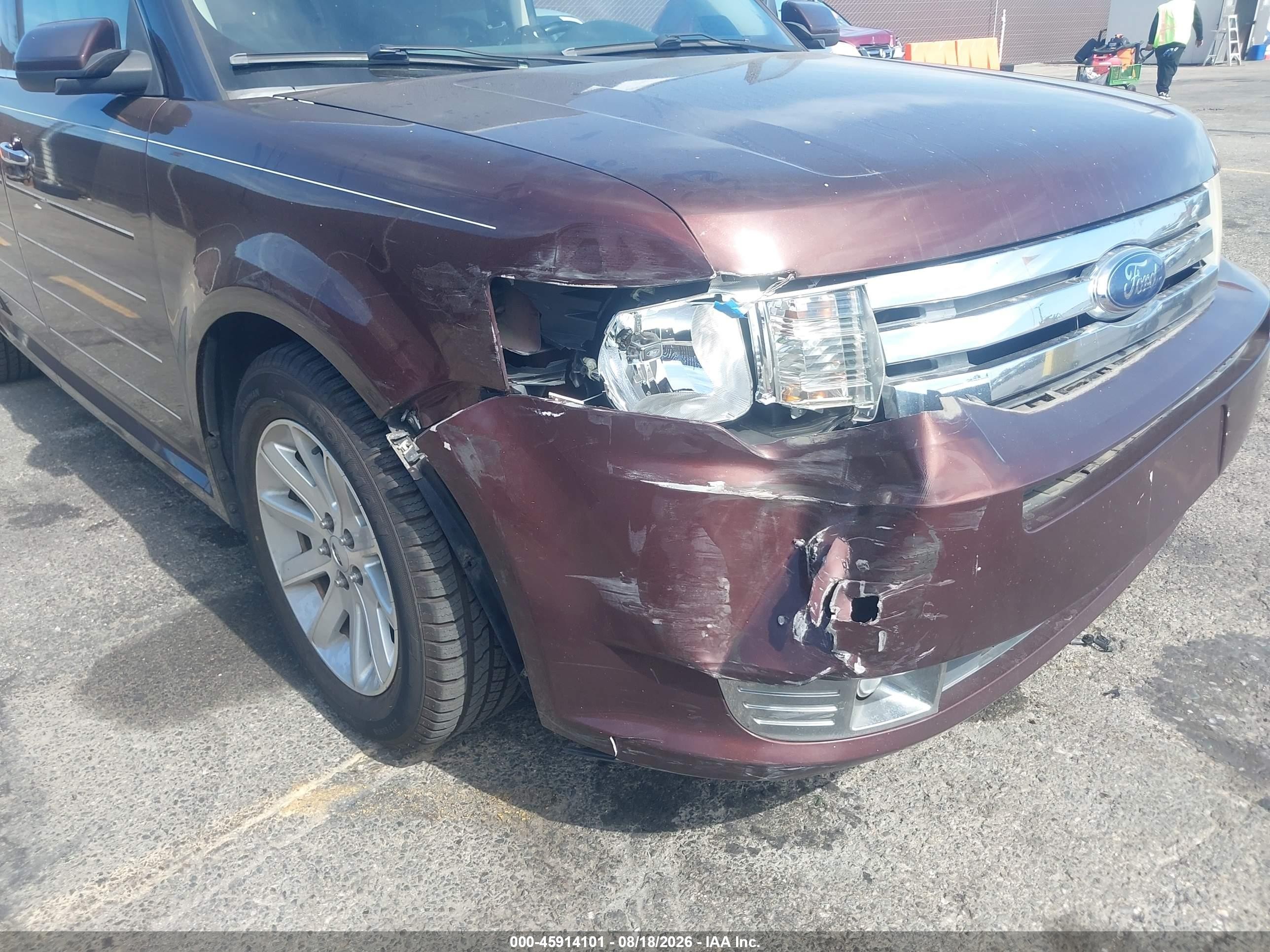 2009 Ford Flex Sel Maroon vin: 2FMEK62C09BA06964