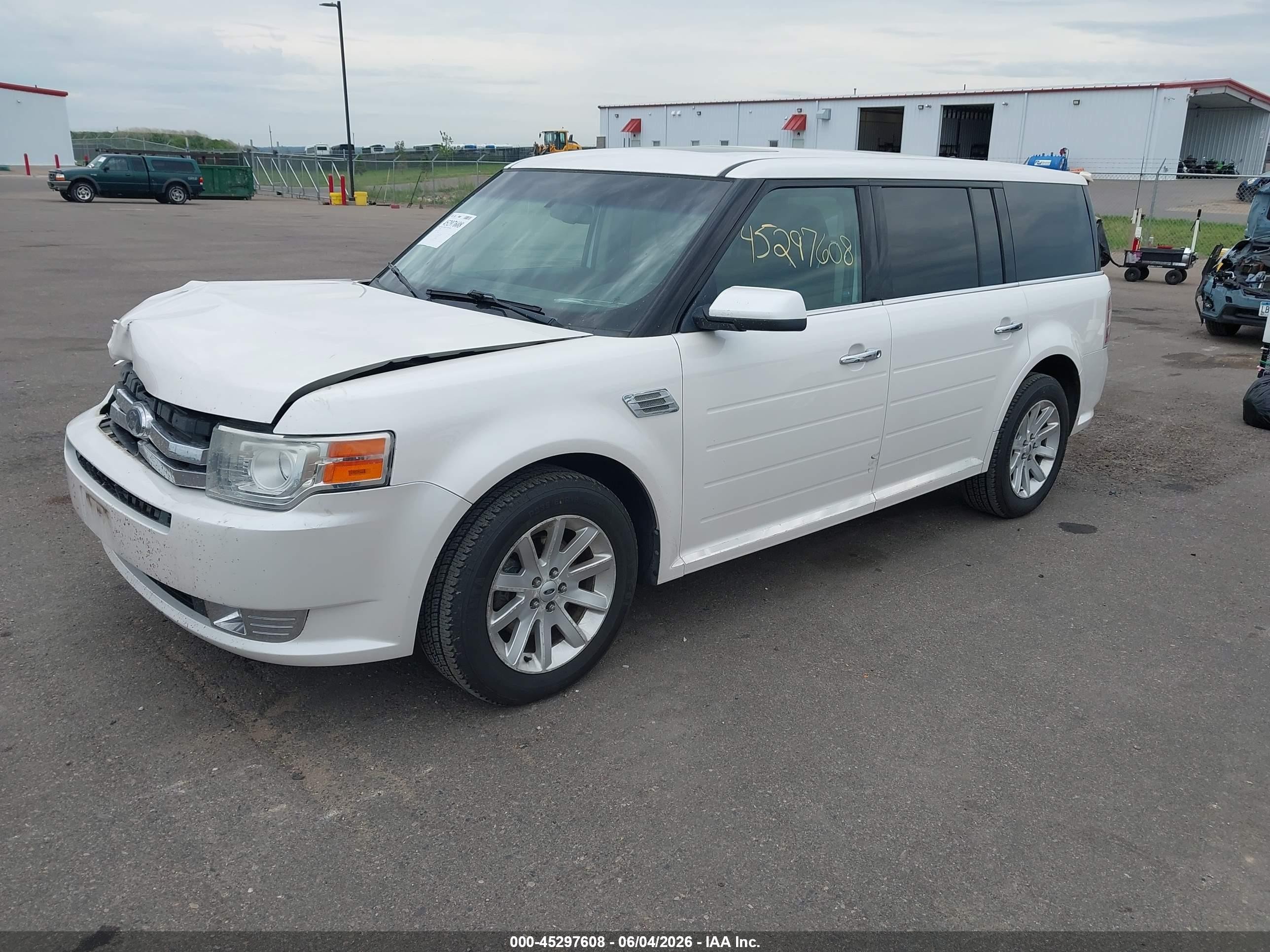 2009 Ford Flex Sel Белый vin: 2FMEK62C09BA37762