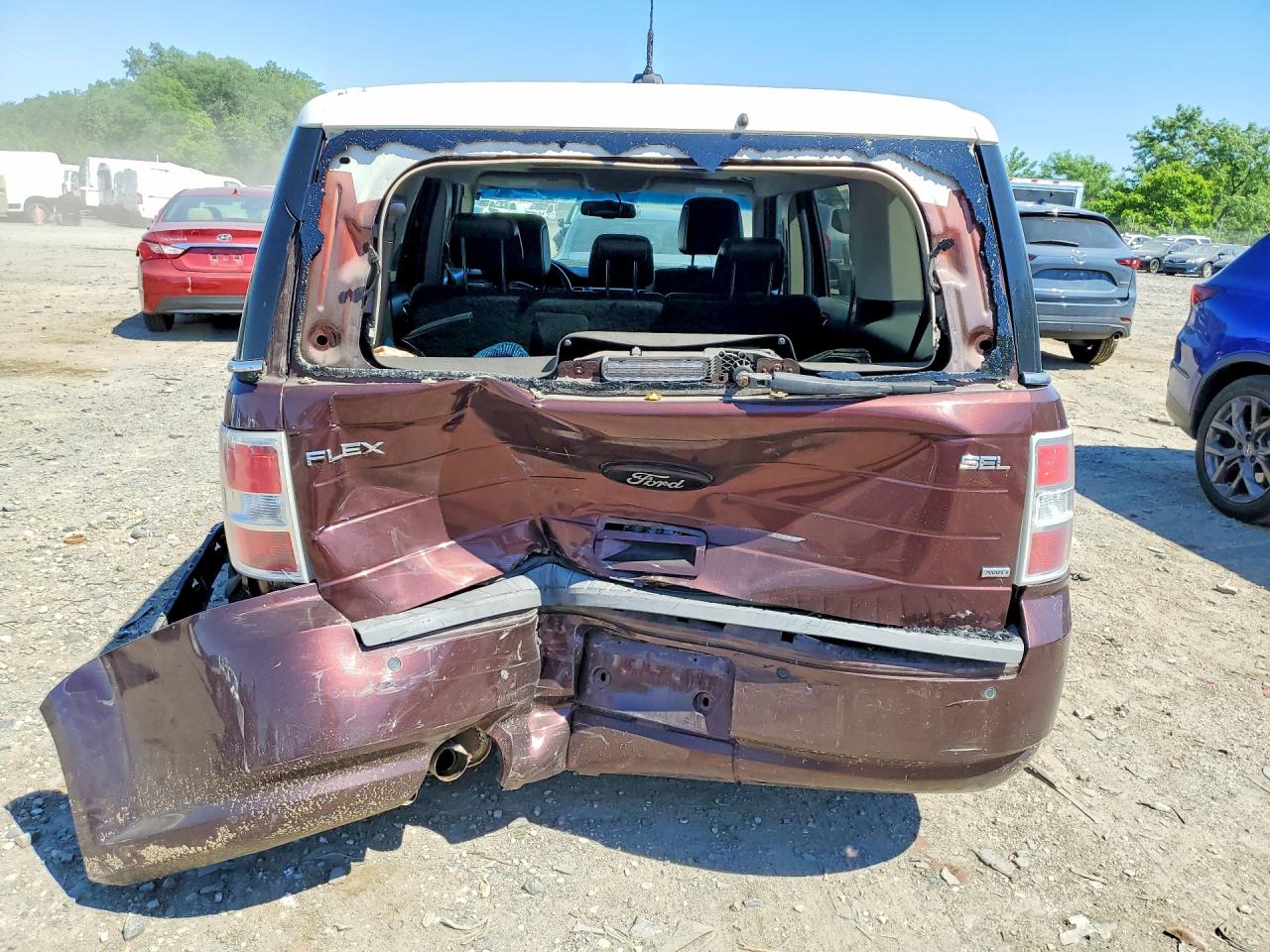 2009 Ford Flex Sel Purple vin: 2FMEK62C19BA26415