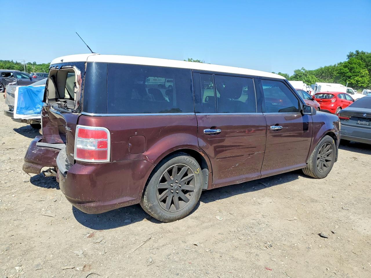 2009 Ford Flex Sel Purple vin: 2FMEK62C19BA26415