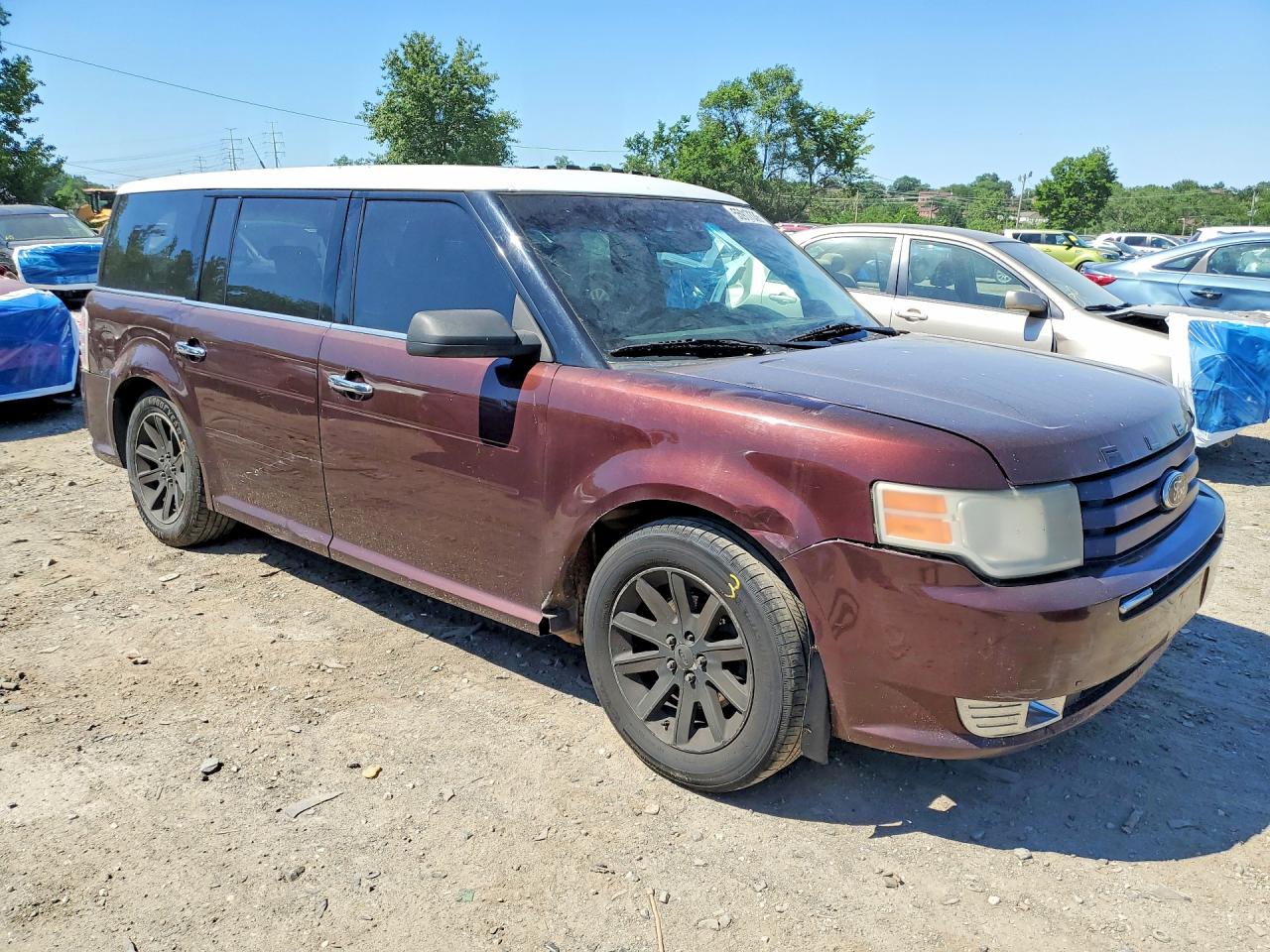 2009 Ford Flex Sel Purple vin: 2FMEK62C19BA26415