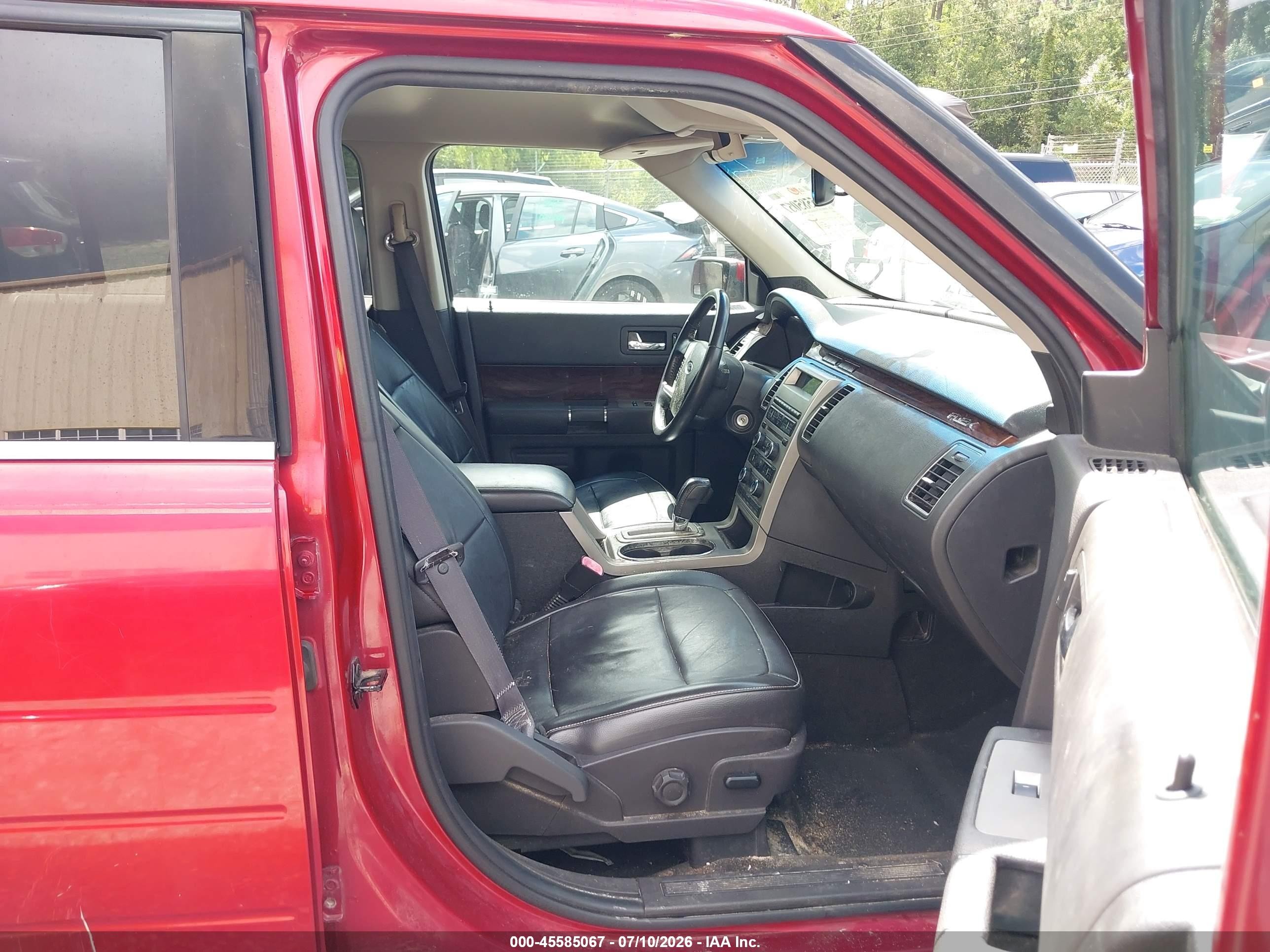 2009 Ford Flex Sel Red vin: 2FMEK62C39BA80220