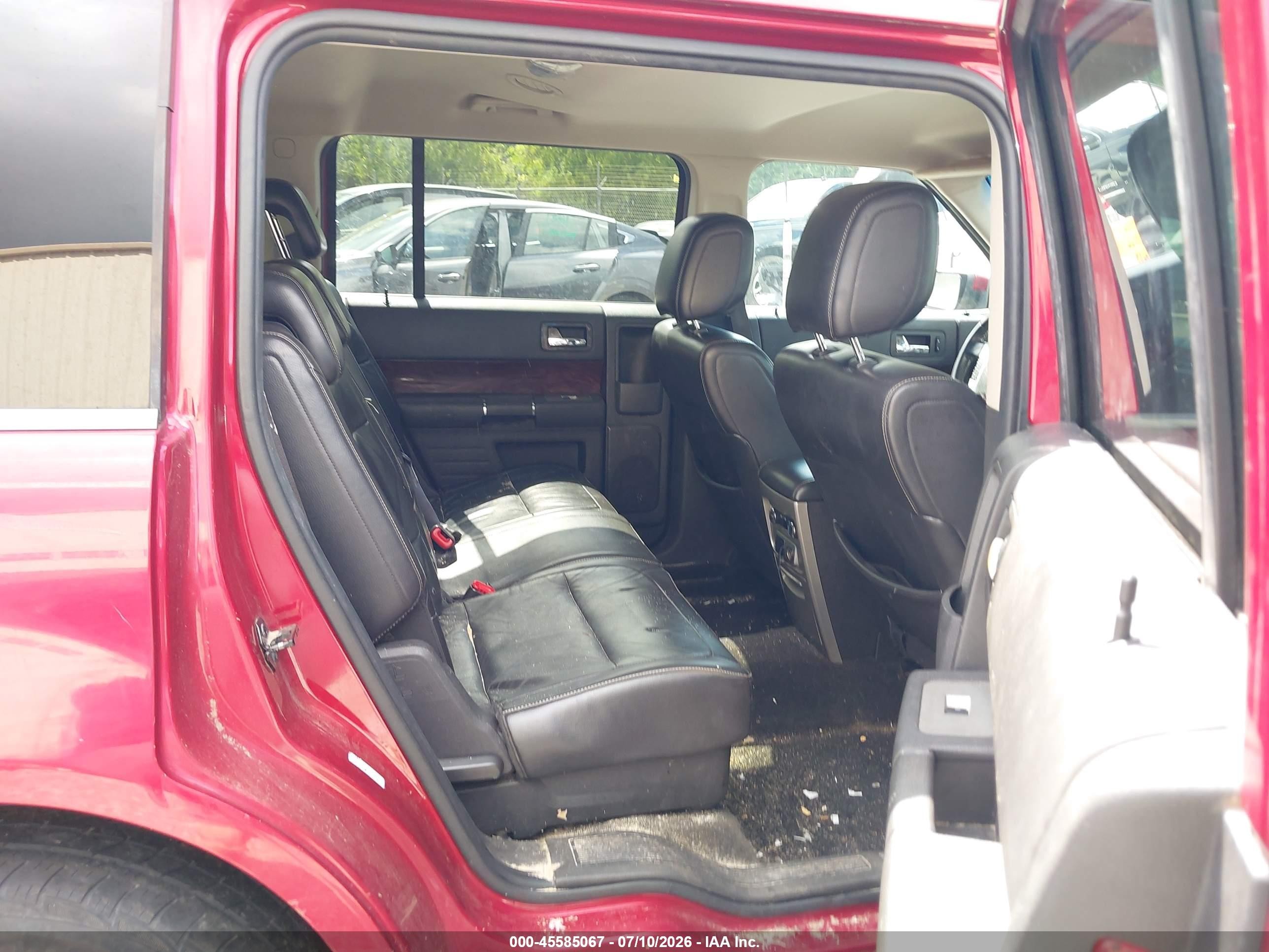 2009 Ford Flex Sel Red vin: 2FMEK62C39BA80220