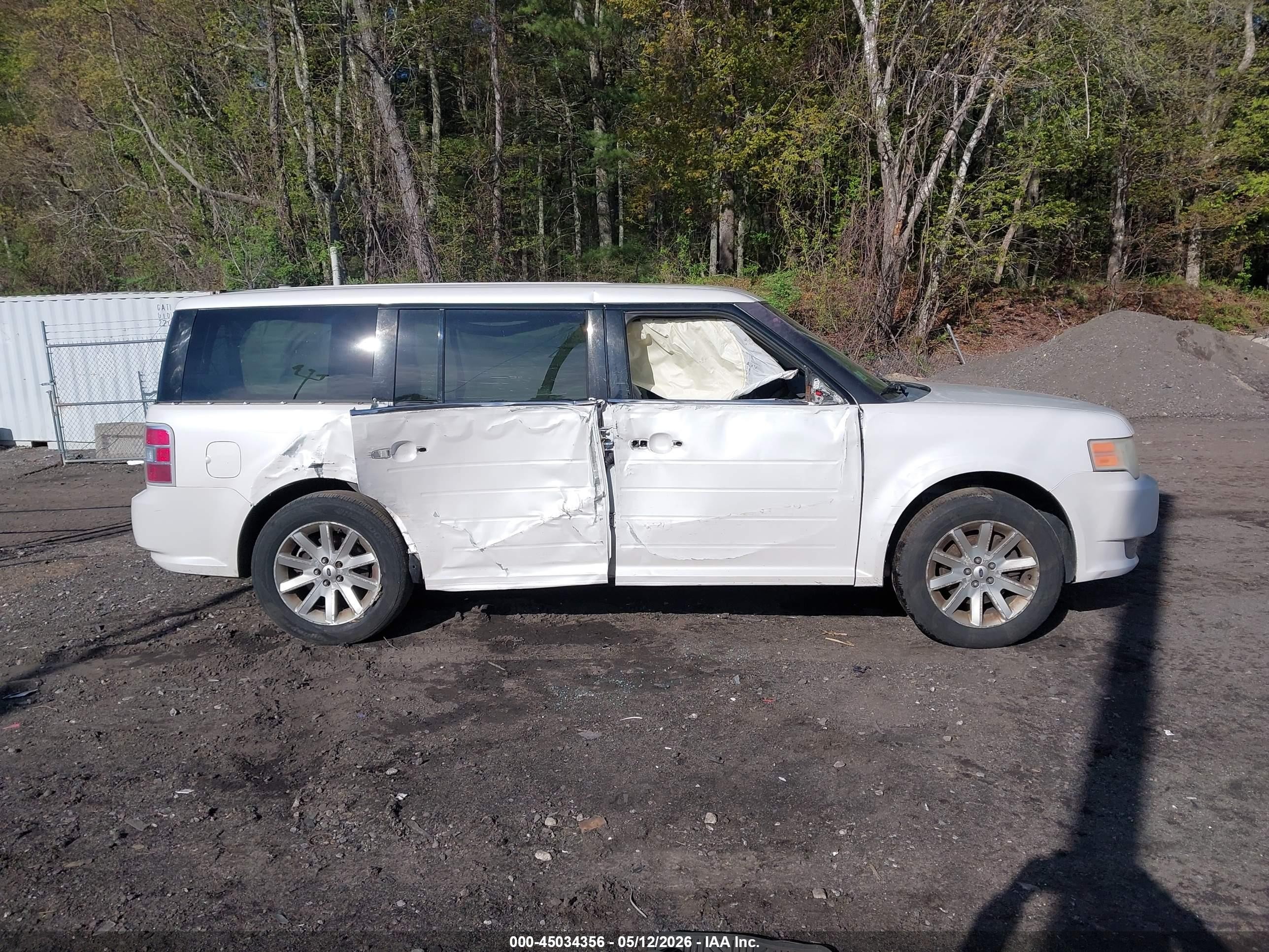2009 Ford Flex Sel White vin: 2FMEK62C59BB02380