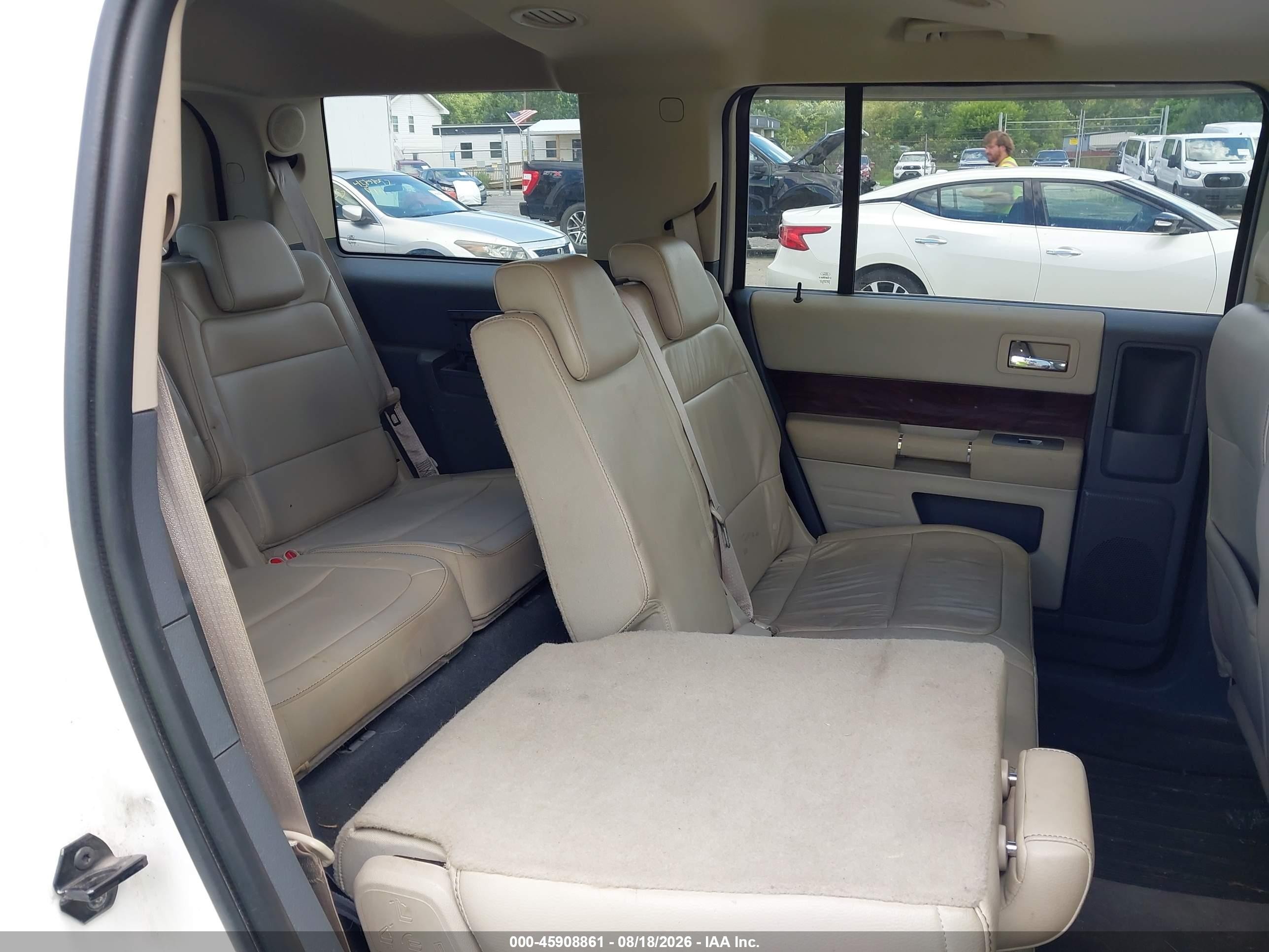 2009 Ford Flex Sel White vin: 2FMEK62C79BB08908