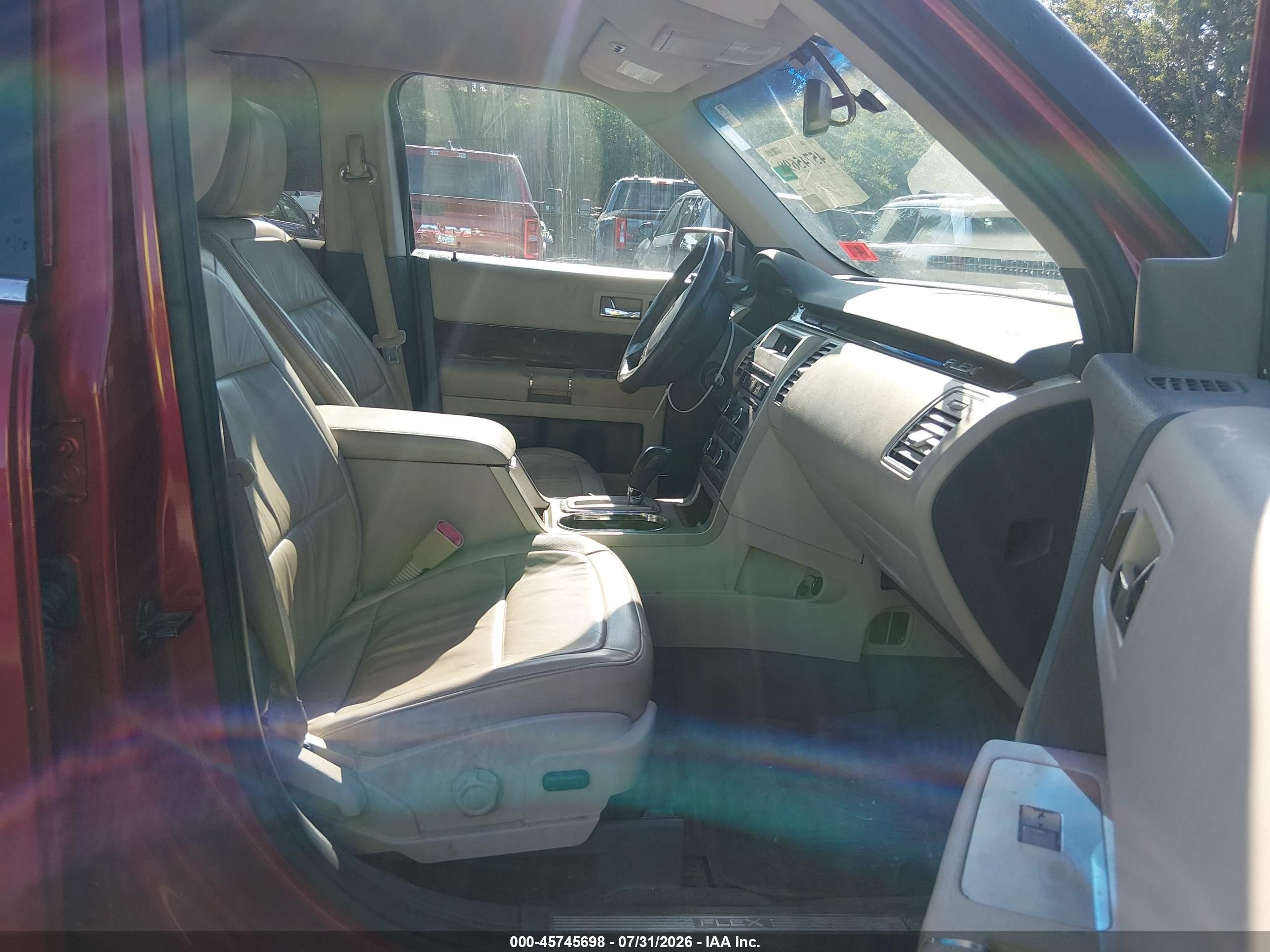 2009 Ford Flex Sel Красный vin: 2FMEK62C89BB02017