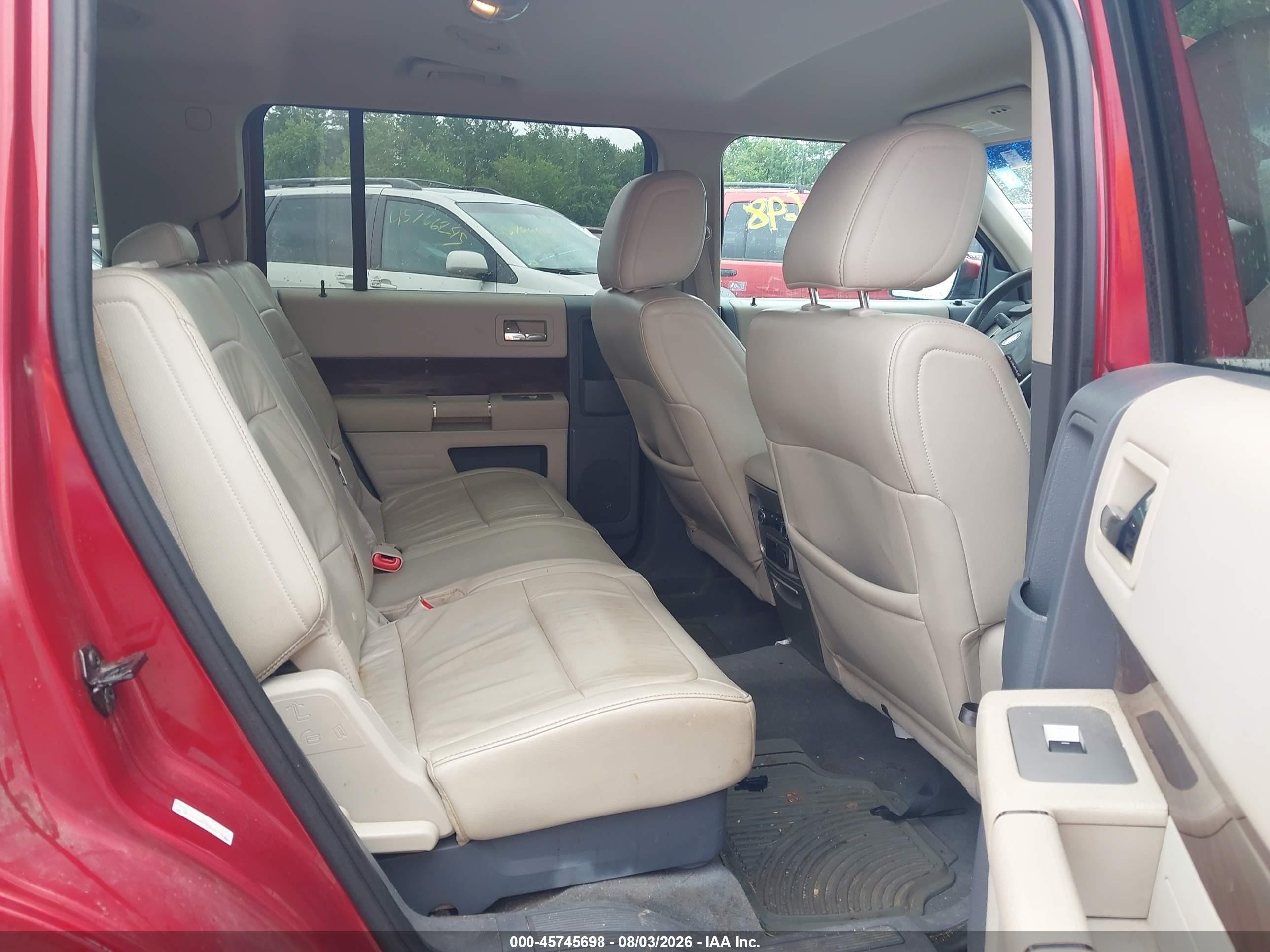 2009 Ford Flex Sel Красный vin: 2FMEK62C89BB02017