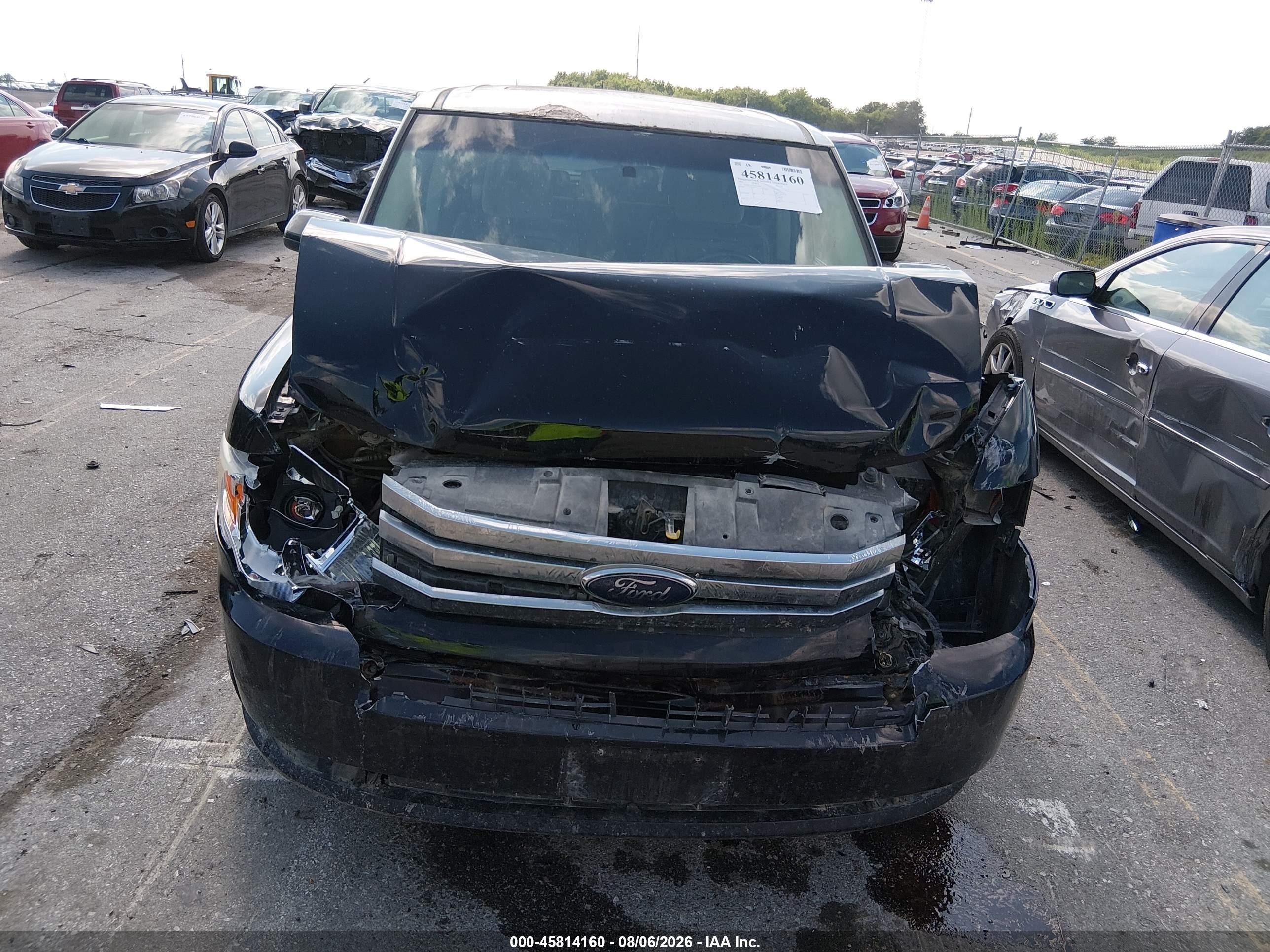 2009 Ford Flex Sel Black vin: 2FMEK62C99BA12892