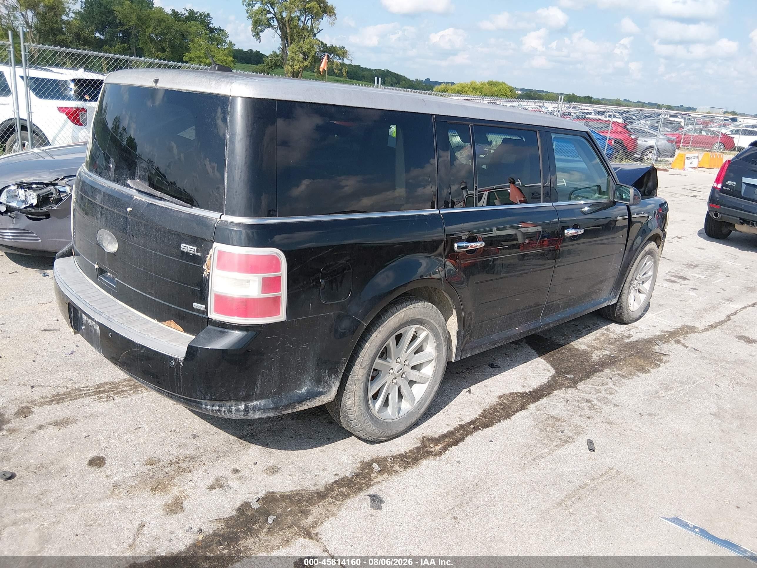 2009 Ford Flex Sel Black vin: 2FMEK62C99BA12892