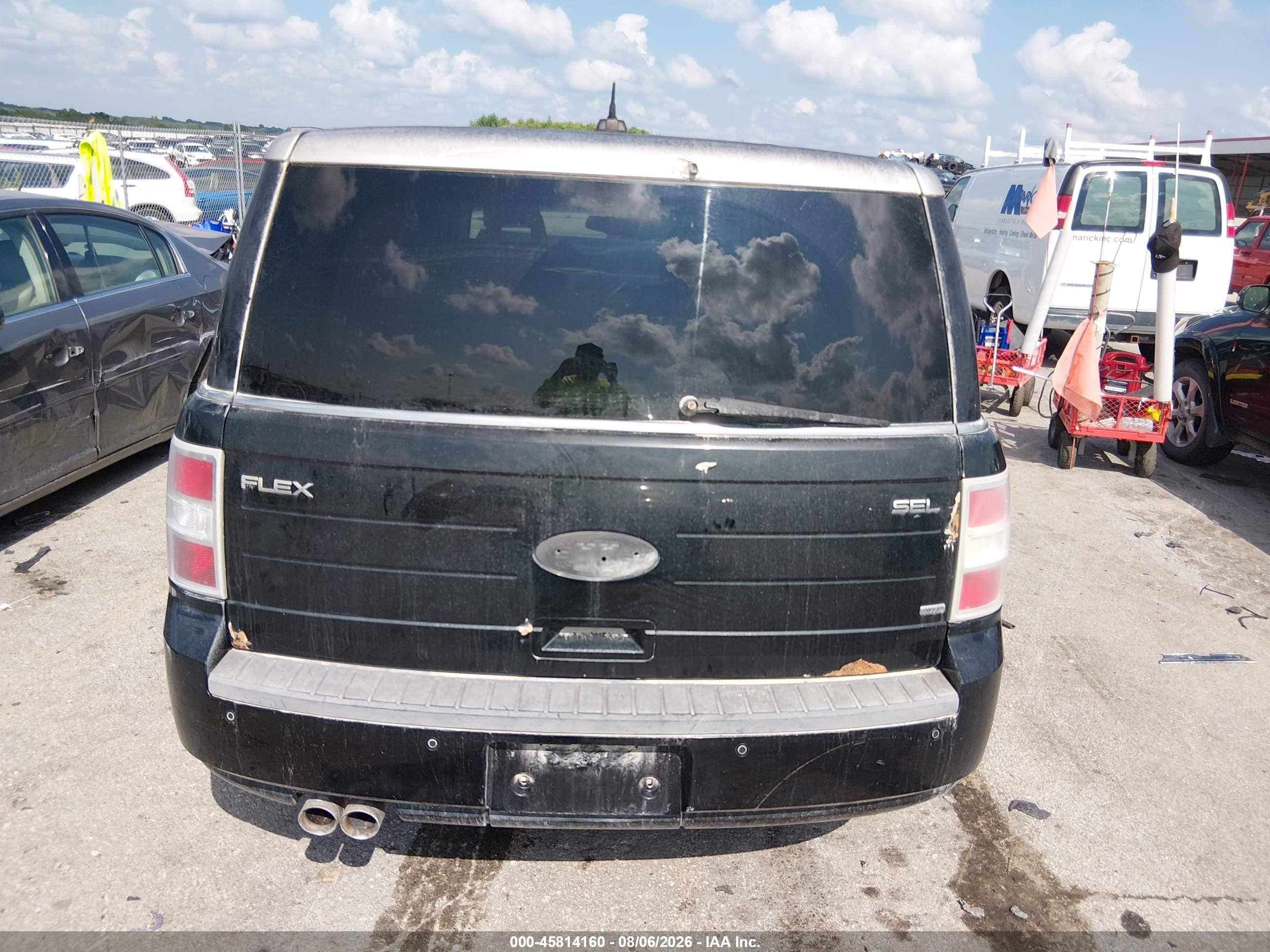2009 Ford Flex Sel Black vin: 2FMEK62C99BA12892