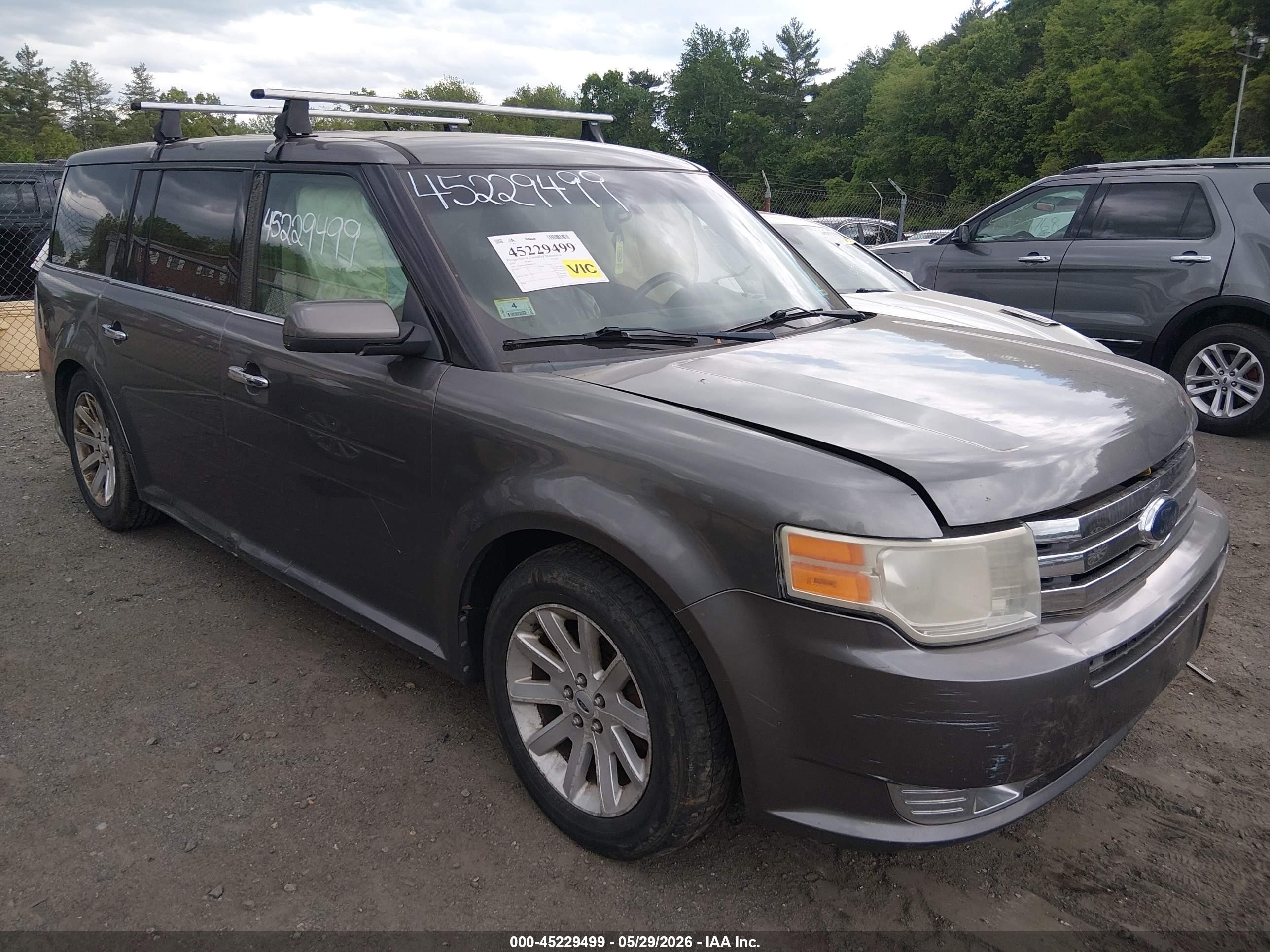 2009 Ford Flex Sel Gray vin: 2FMEK62C99BB08120
