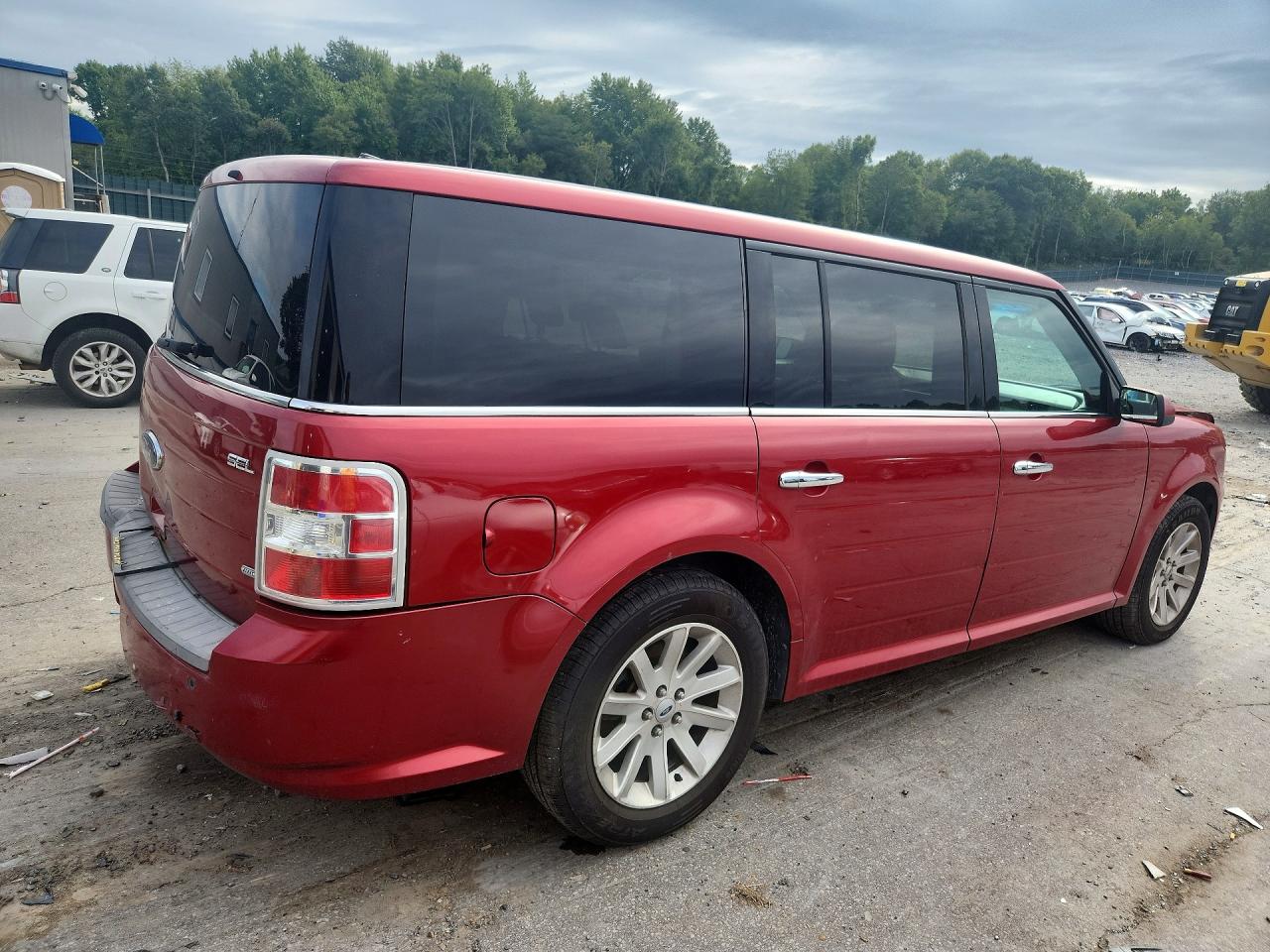 2009 Ford Flex Sel Red vin: 2FMEK62CX9BA31239