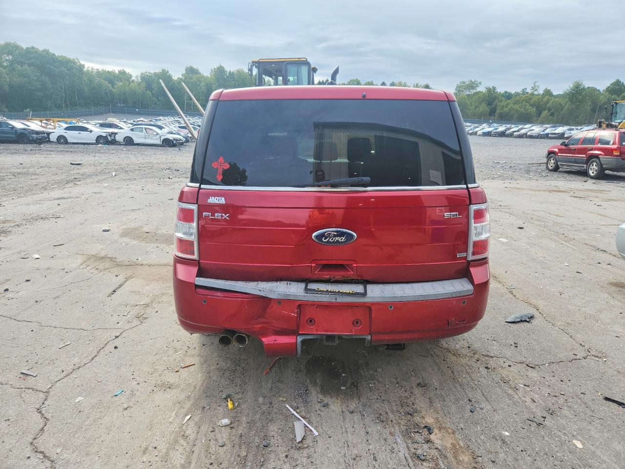 2009 Ford Flex Sel Red vin: 2FMEK62CX9BA31239
