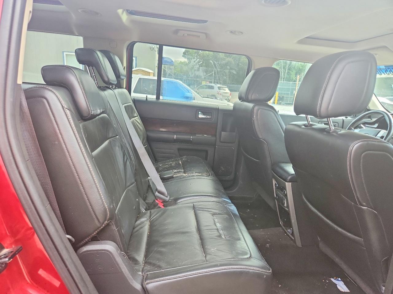 2009 Ford Flex Sel Red vin: 2FMEK62CX9BA31239