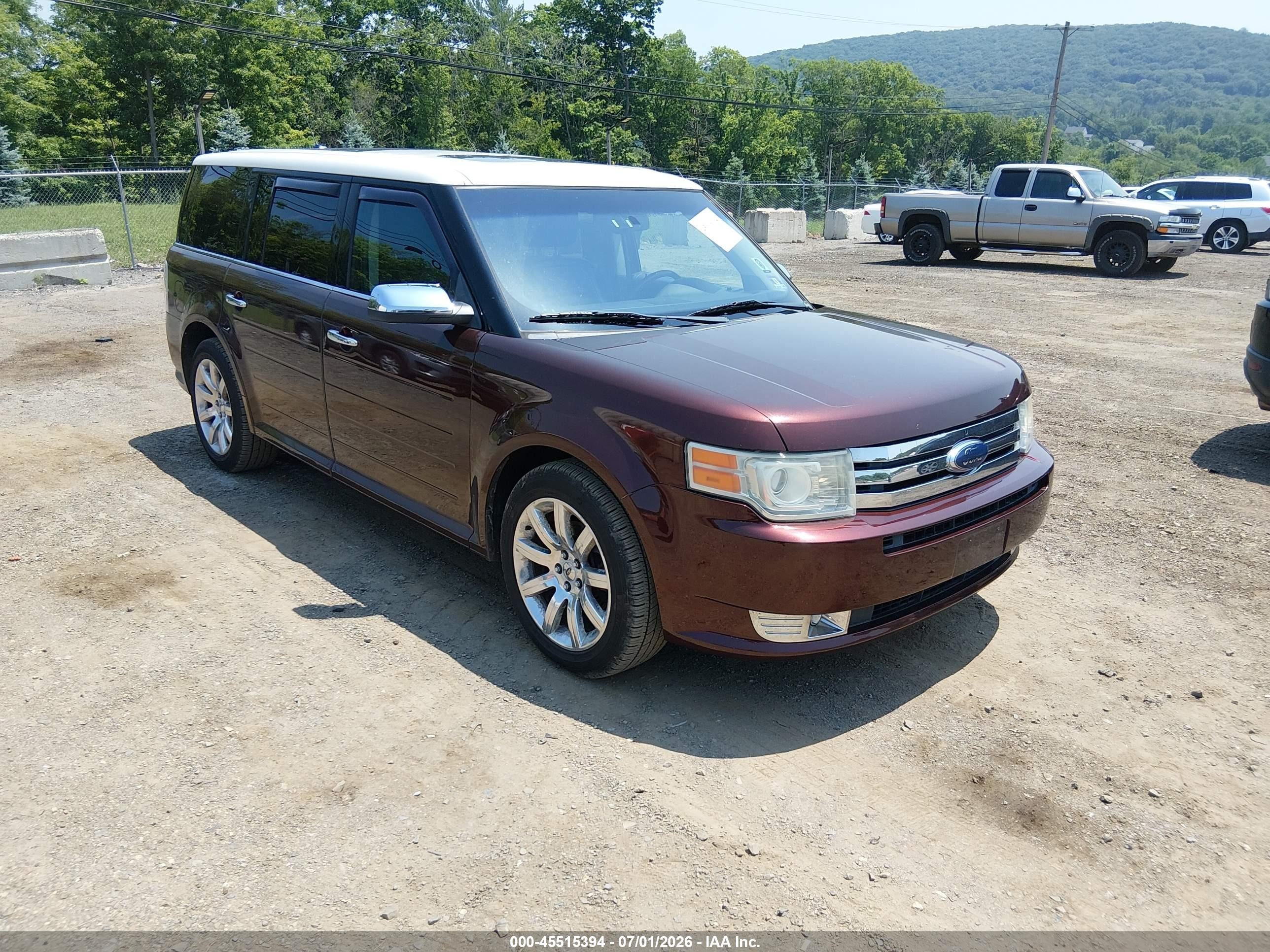 2009 Ford Flex Limited Burgundy vin: 2FMEK63C09BA18613