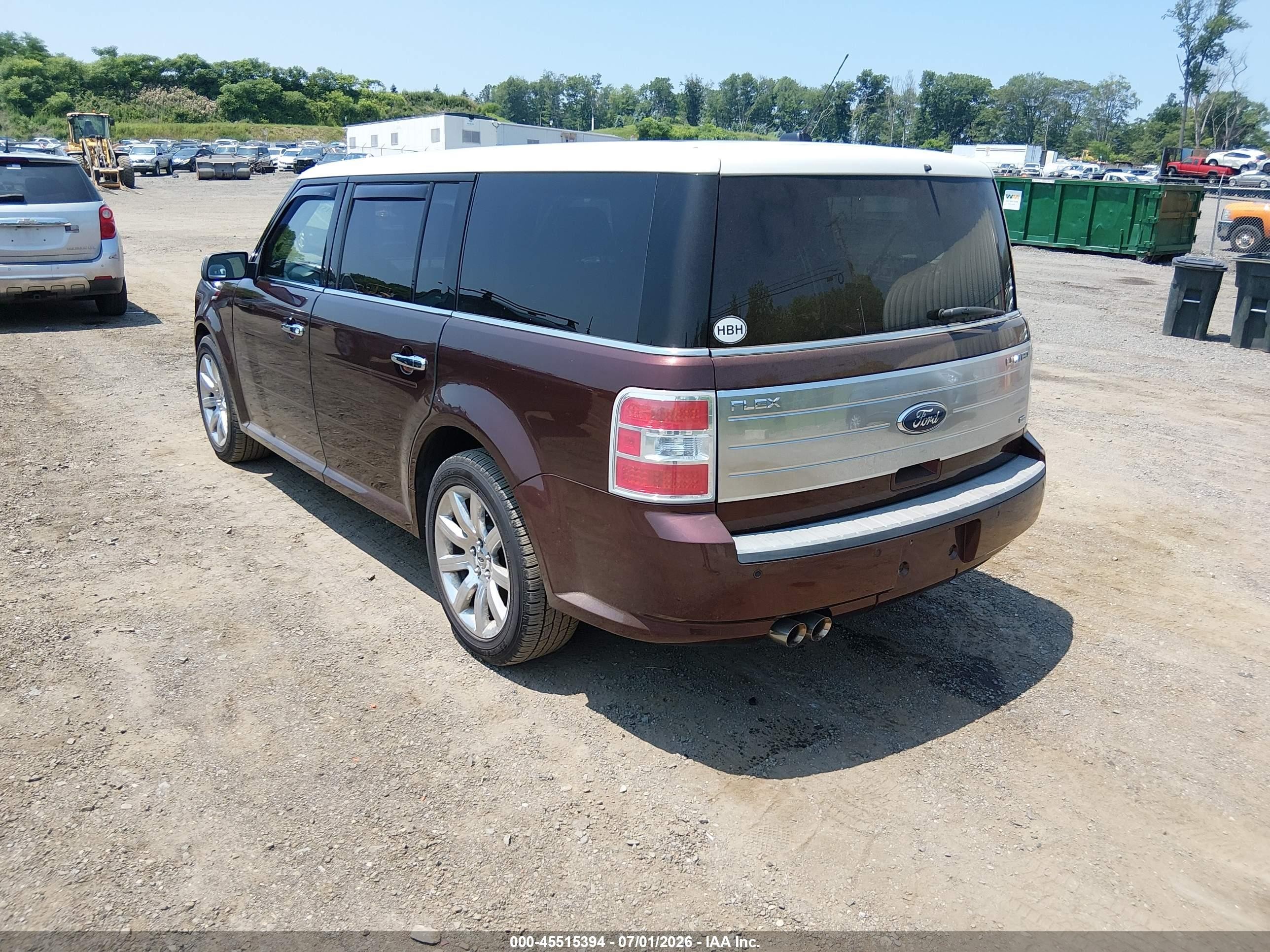 2009 Ford Flex Limited Burgundy vin: 2FMEK63C09BA18613