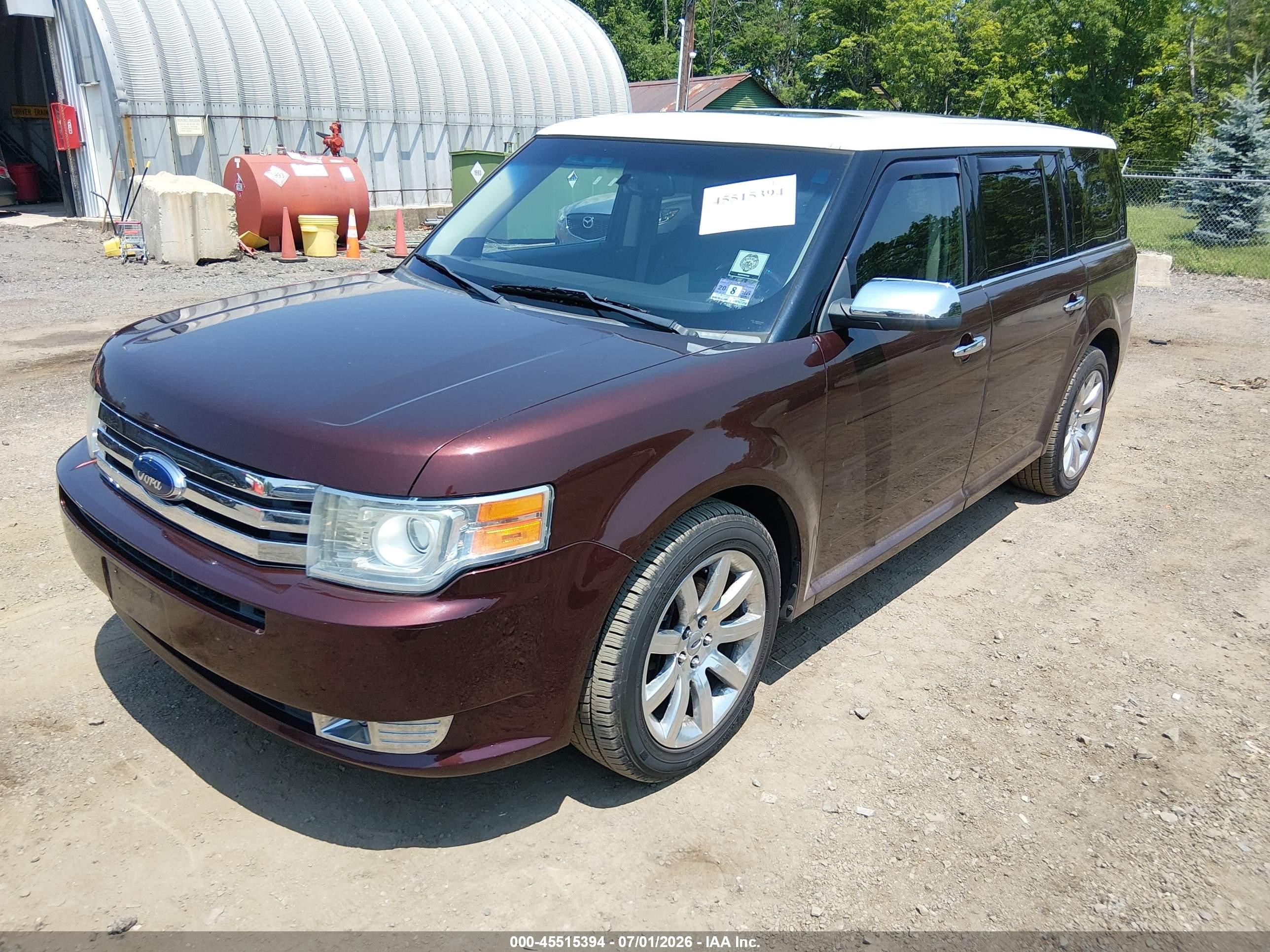 2009 Ford Flex Limited Burgundy vin: 2FMEK63C09BA18613