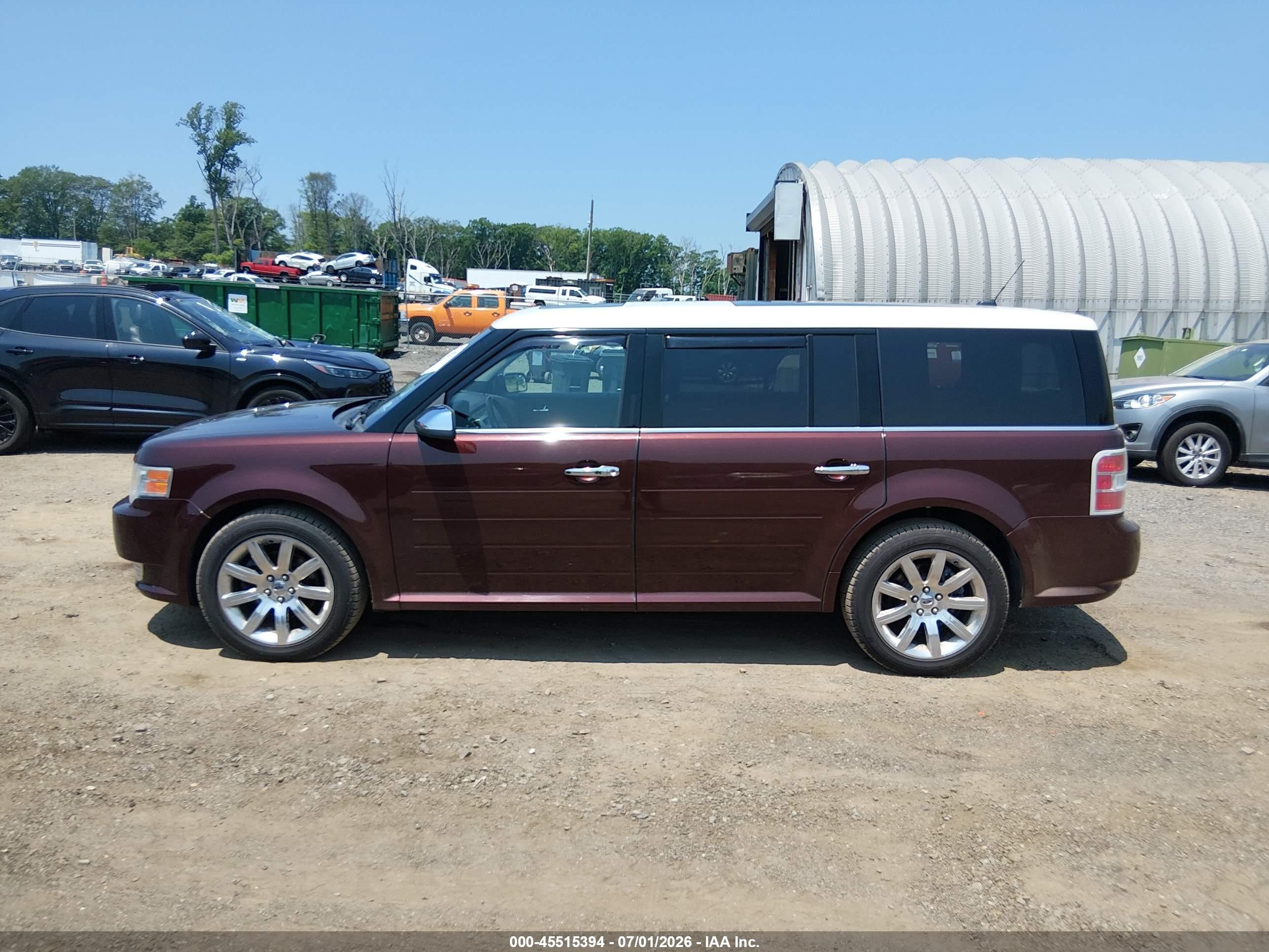 2009 Ford Flex Limited Burgundy vin: 2FMEK63C09BA18613
