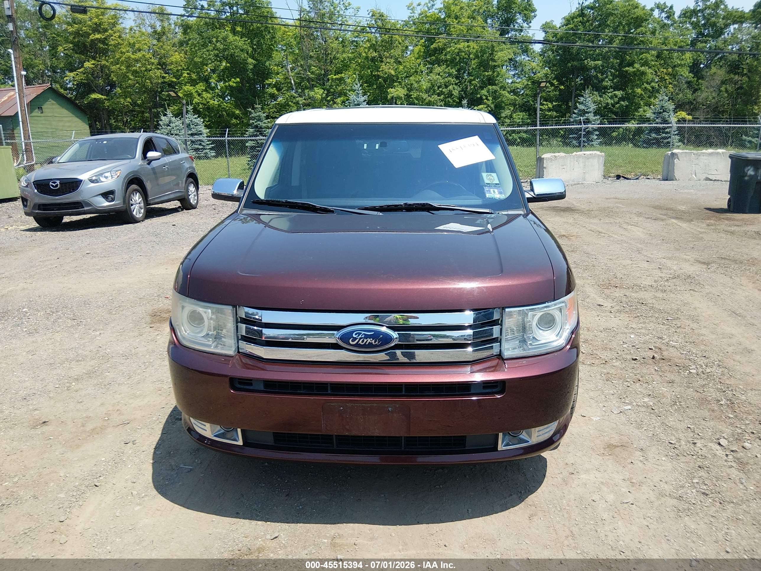 2009 Ford Flex Limited Burgundy vin: 2FMEK63C09BA18613