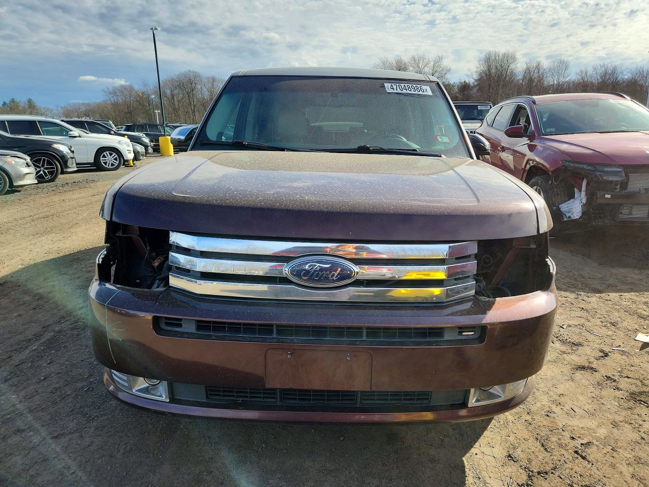2009 Ford Flex Limited Burgundy vin: 2FMEK63C29BA17351