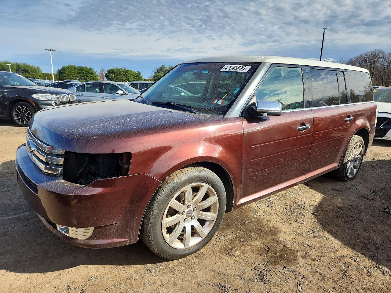 2009 Ford Flex Limited Burgundy vin: 2FMEK63C29BA17351