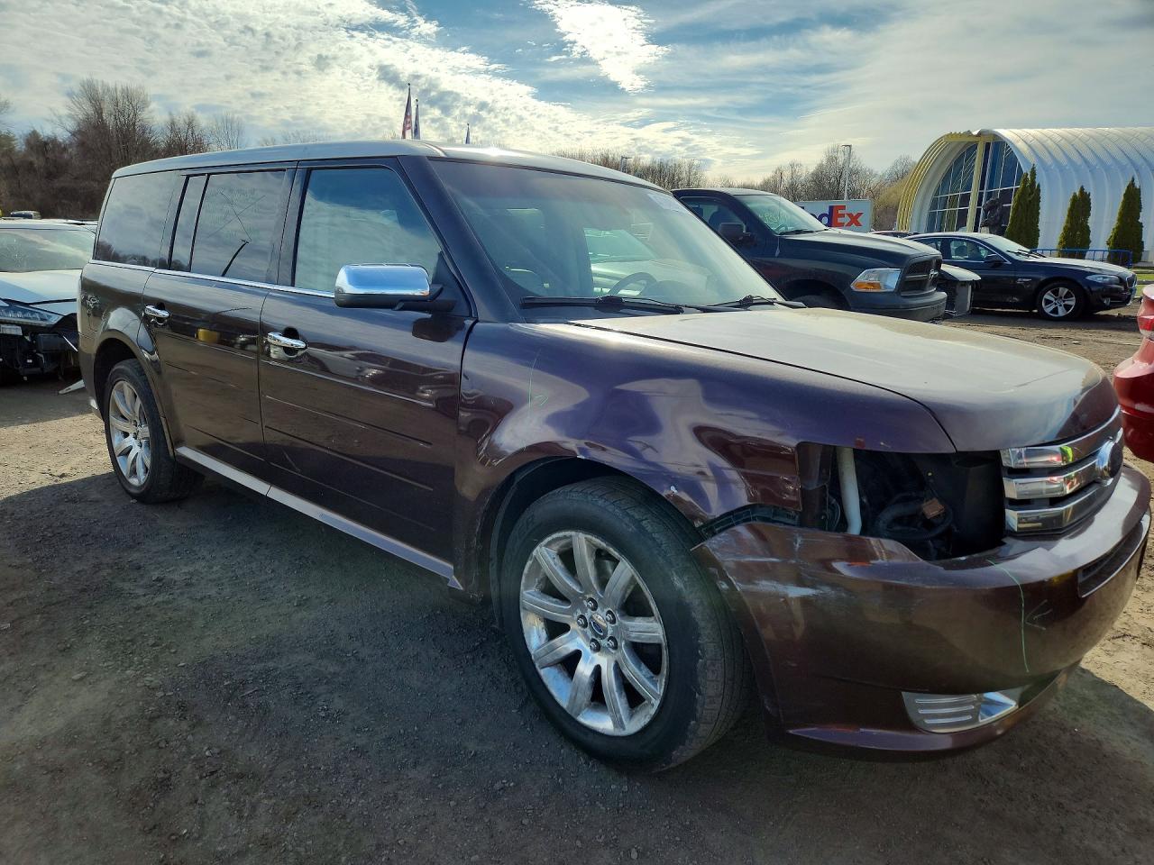 2009 Ford Flex Limited Burgundy vin: 2FMEK63C29BA17351