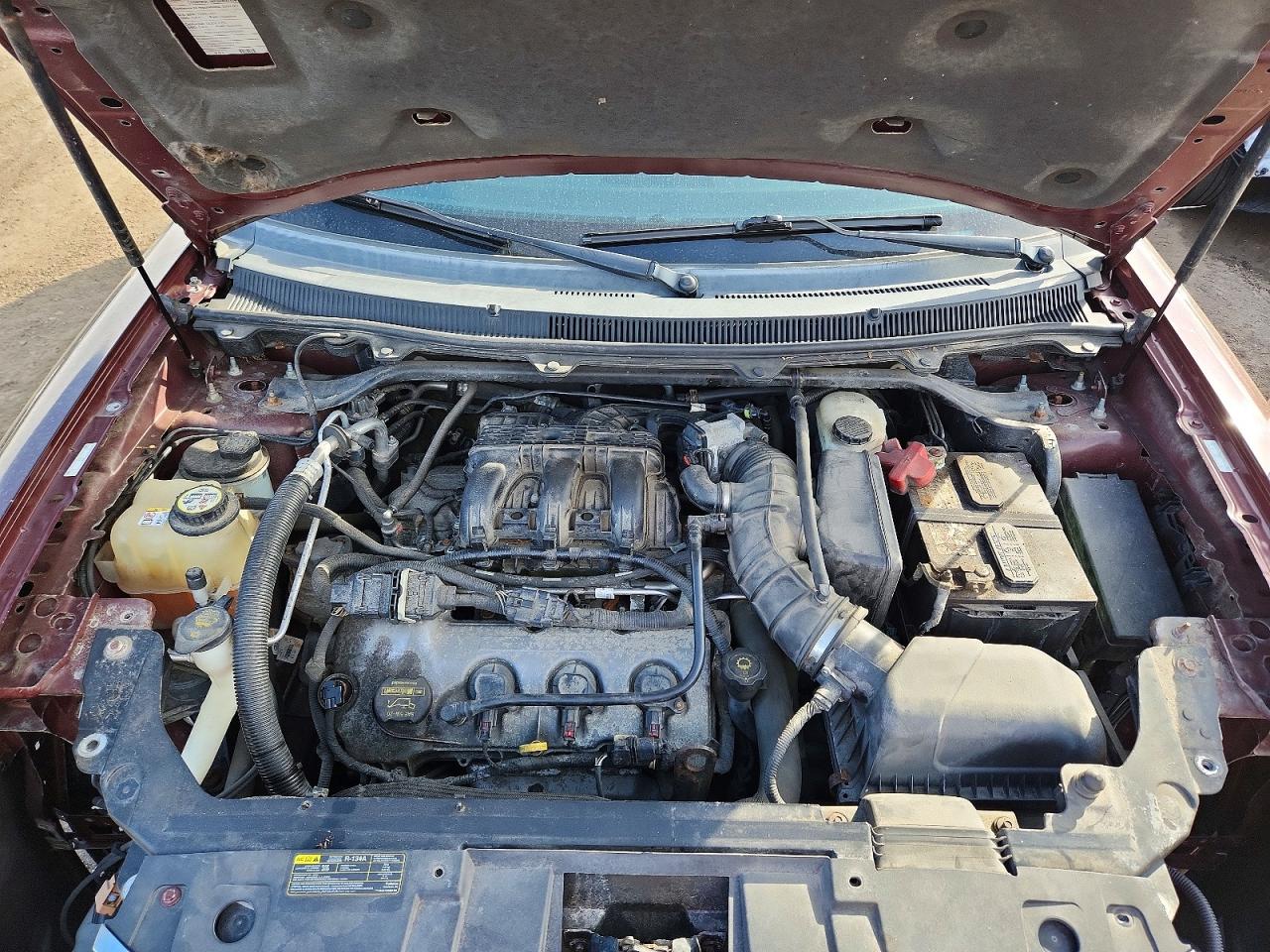 2009 Ford Flex Limited Burgundy vin: 2FMEK63C29BA17351