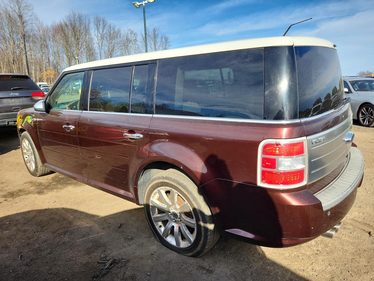 2009 Ford Flex Limited Burgundy vin: 2FMEK63C29BA17351
