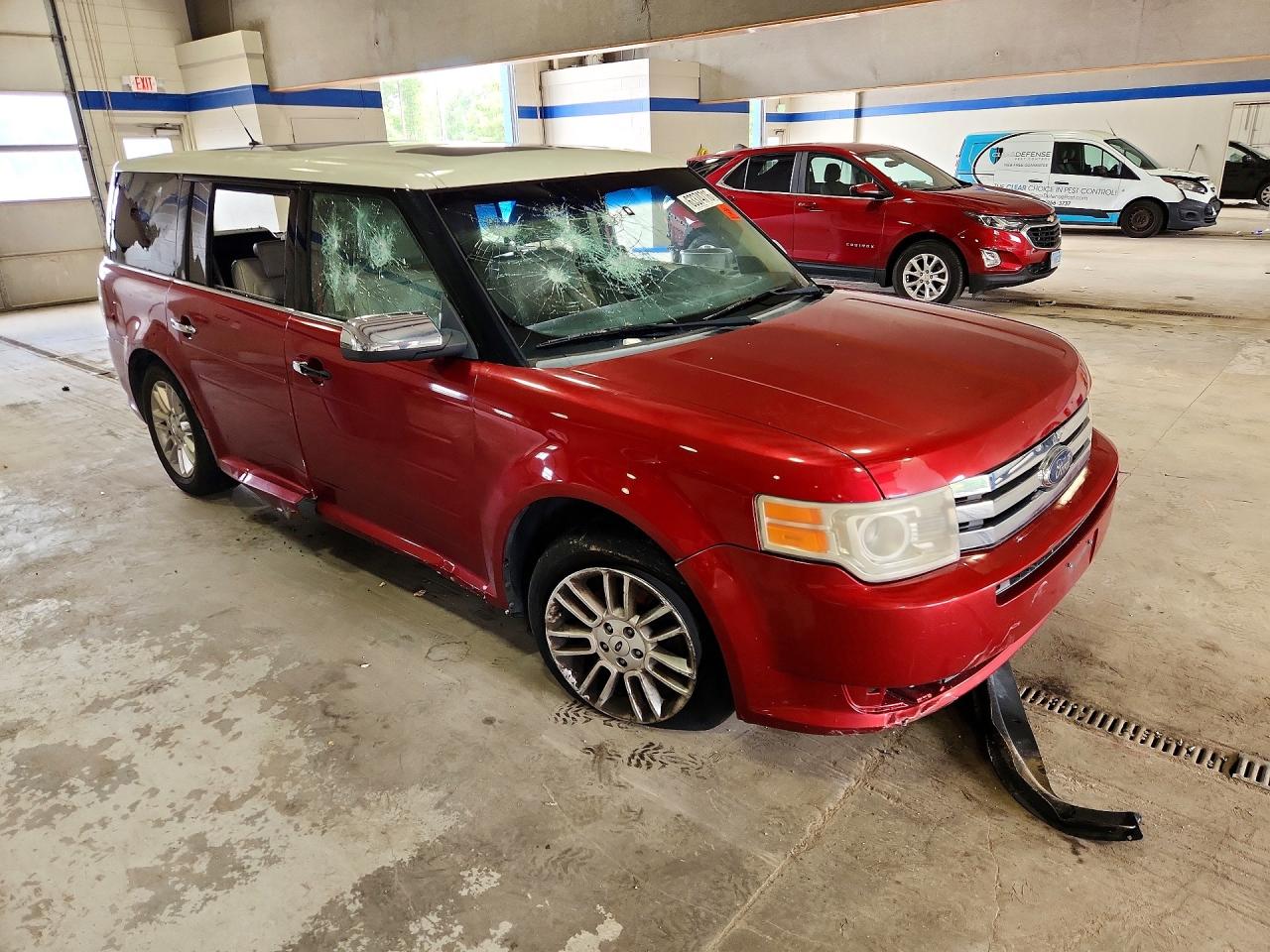 2009 Ford Flex Limited Burgundy vin: 2FMEK63C29BB06787