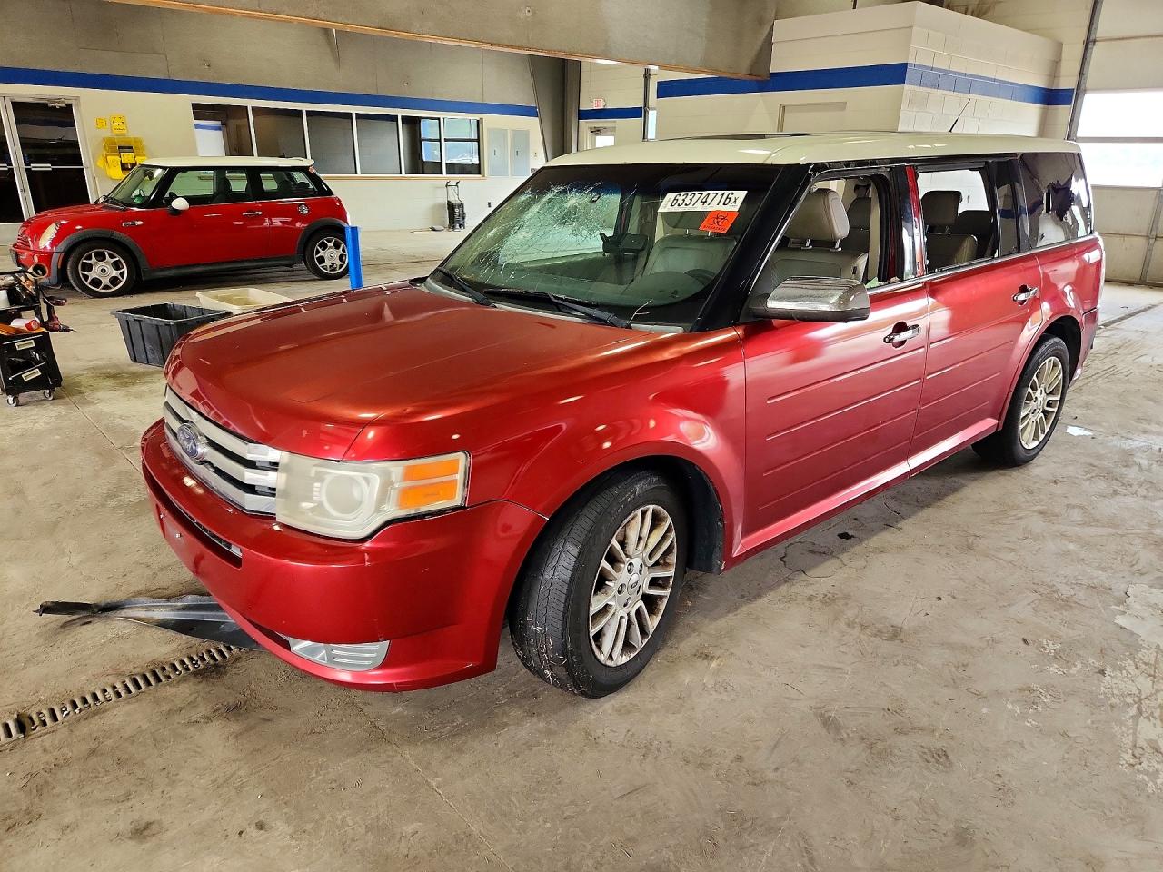 2009 Ford Flex Limited Burgundy vin: 2FMEK63C29BB06787